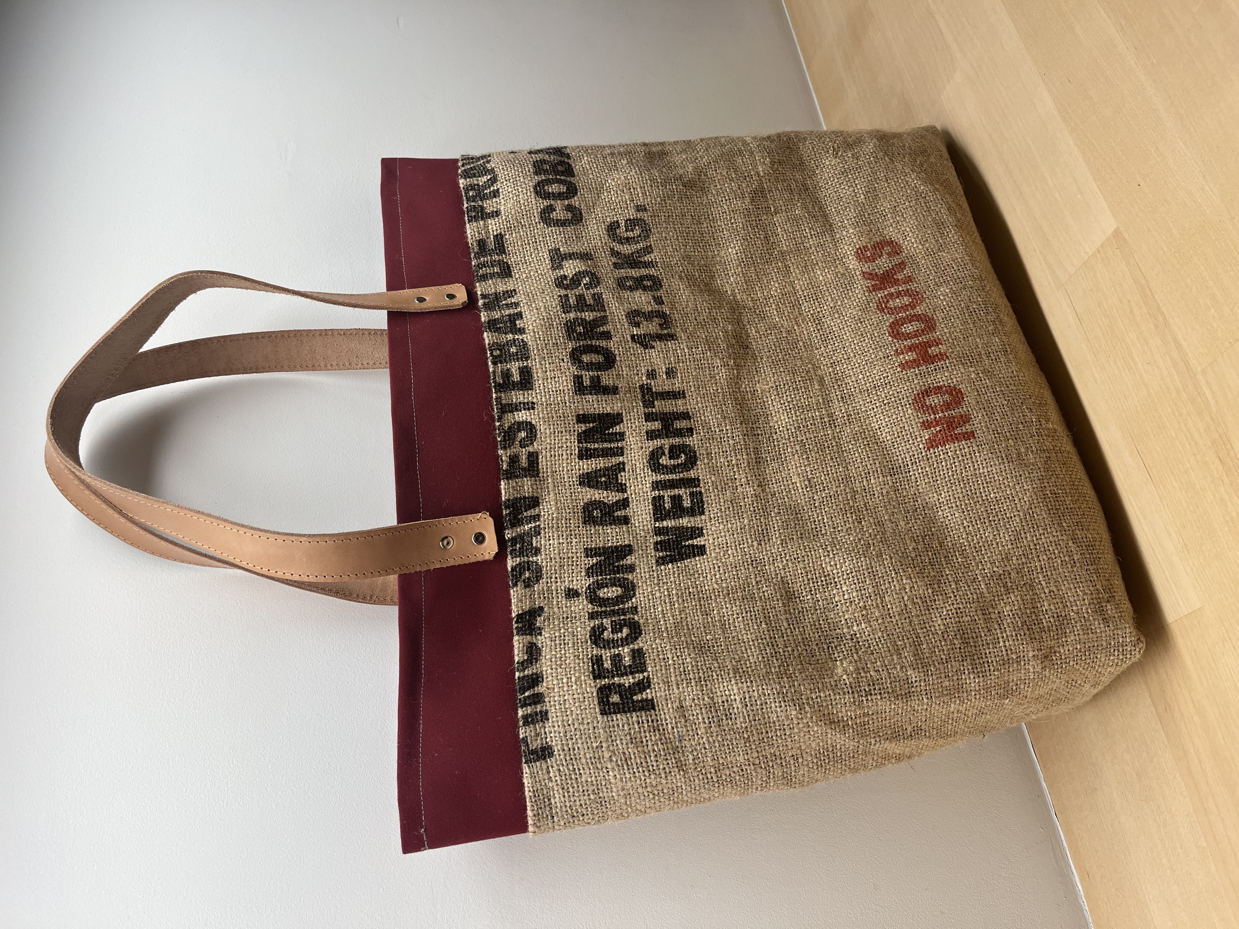 Shopper luxe | bordeaux rood
