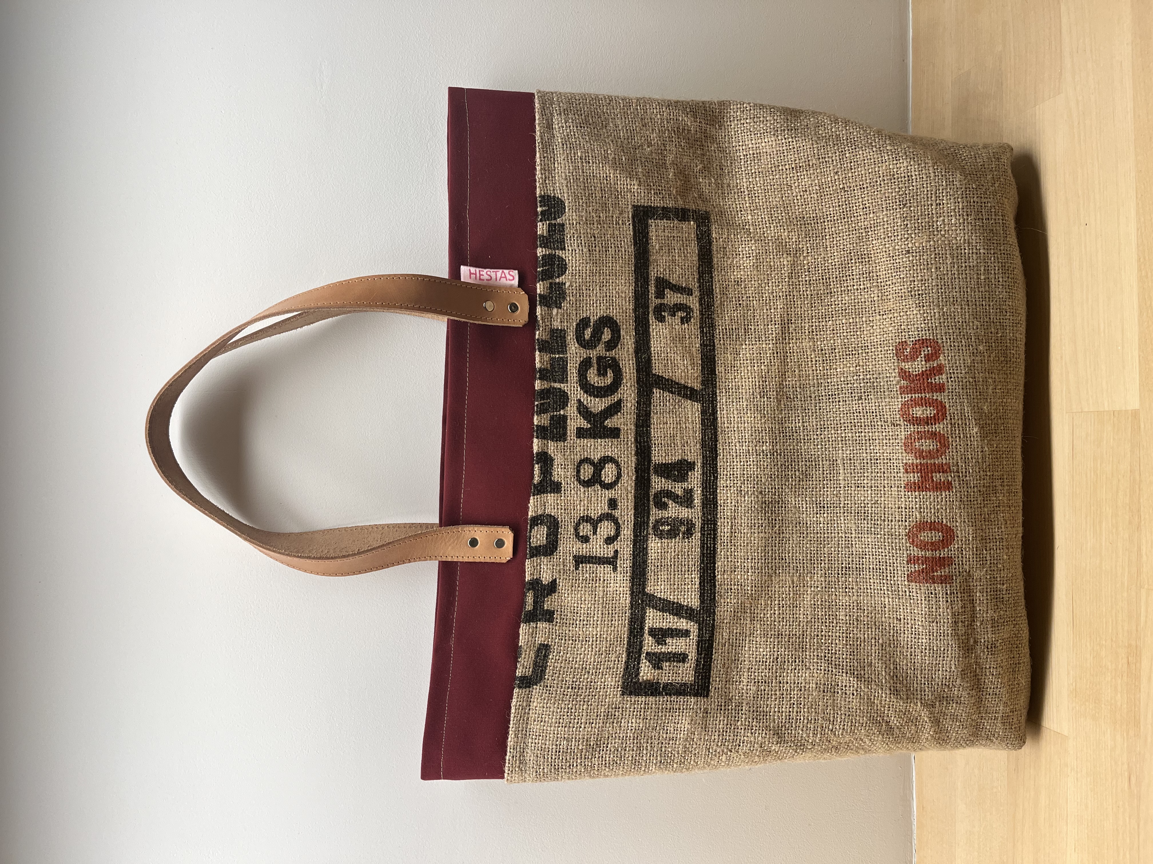 Shopper luxe | bordeaux rood