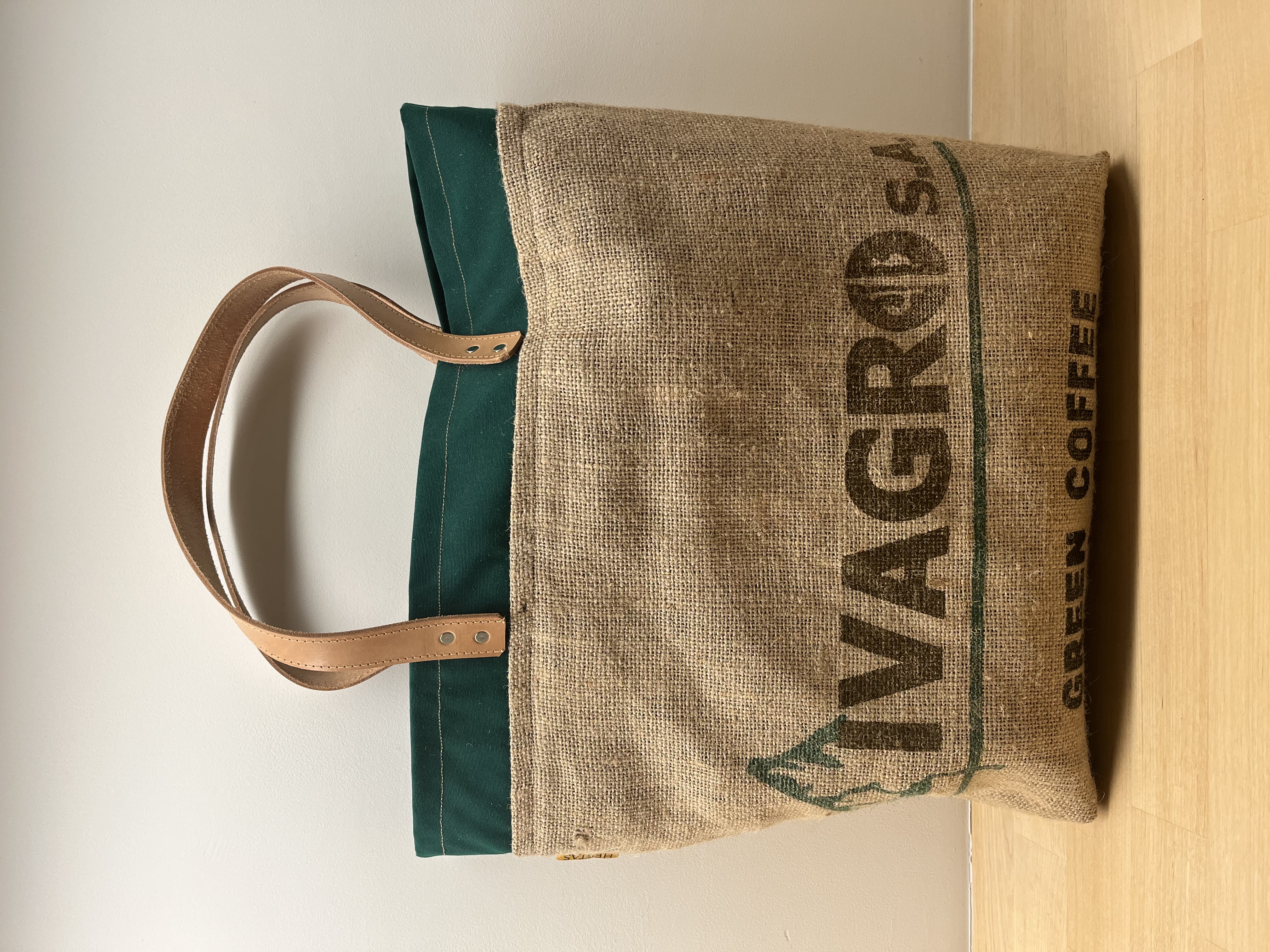 Shopper luxe | donkergroen