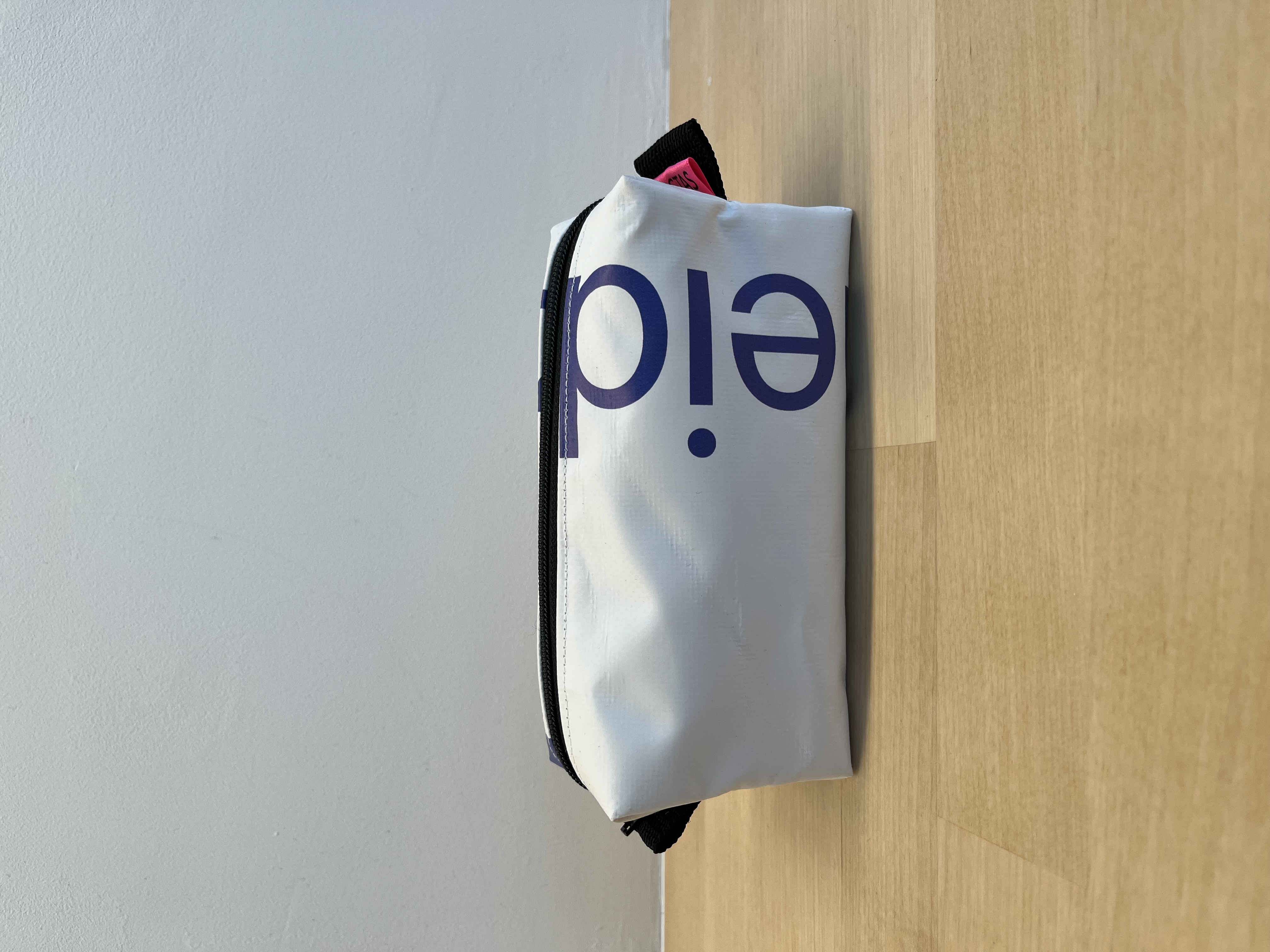 Etui - toilettasje | met geel-groene voering