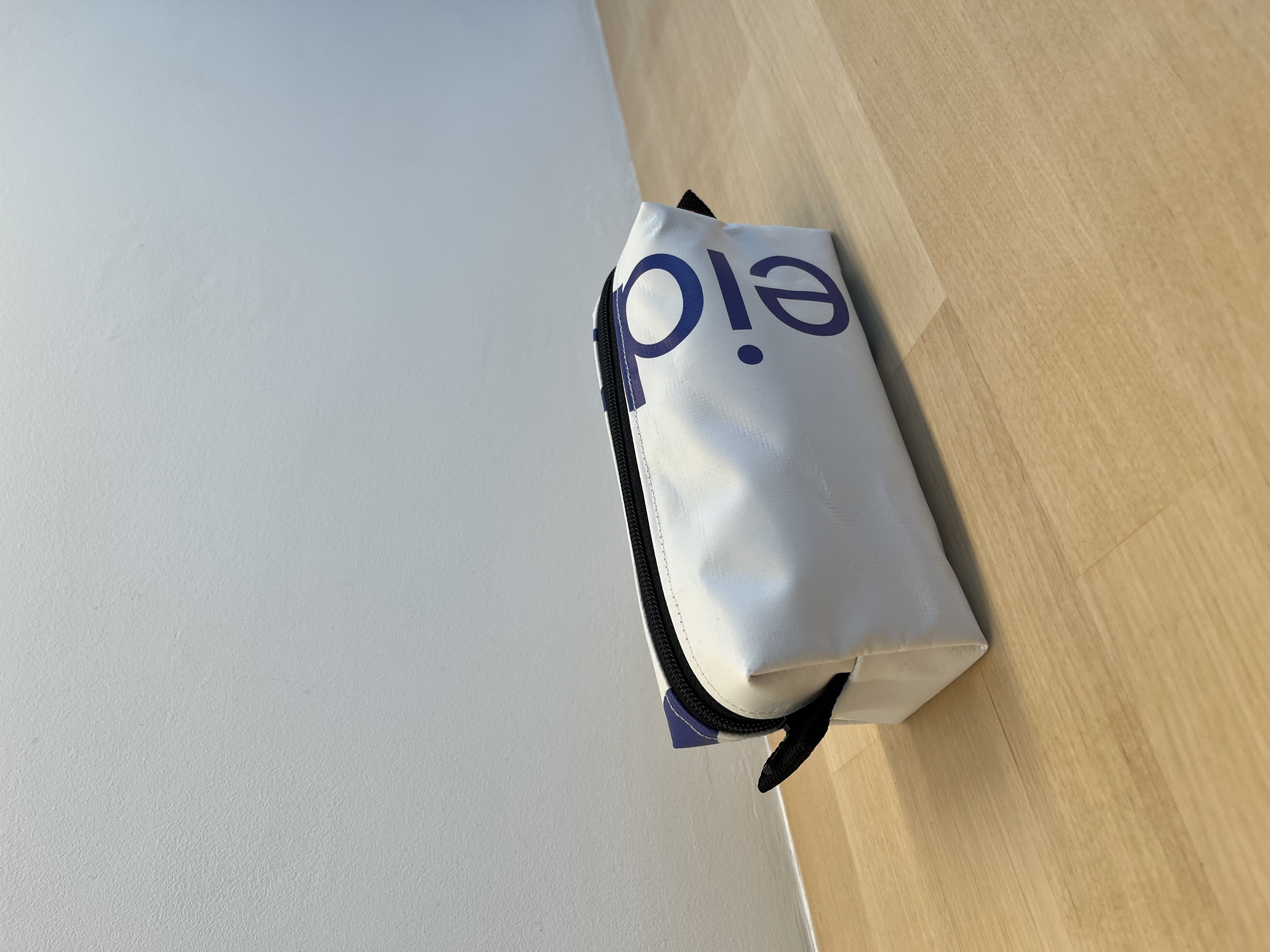 Etui - toilettasje | met geel-groene voering