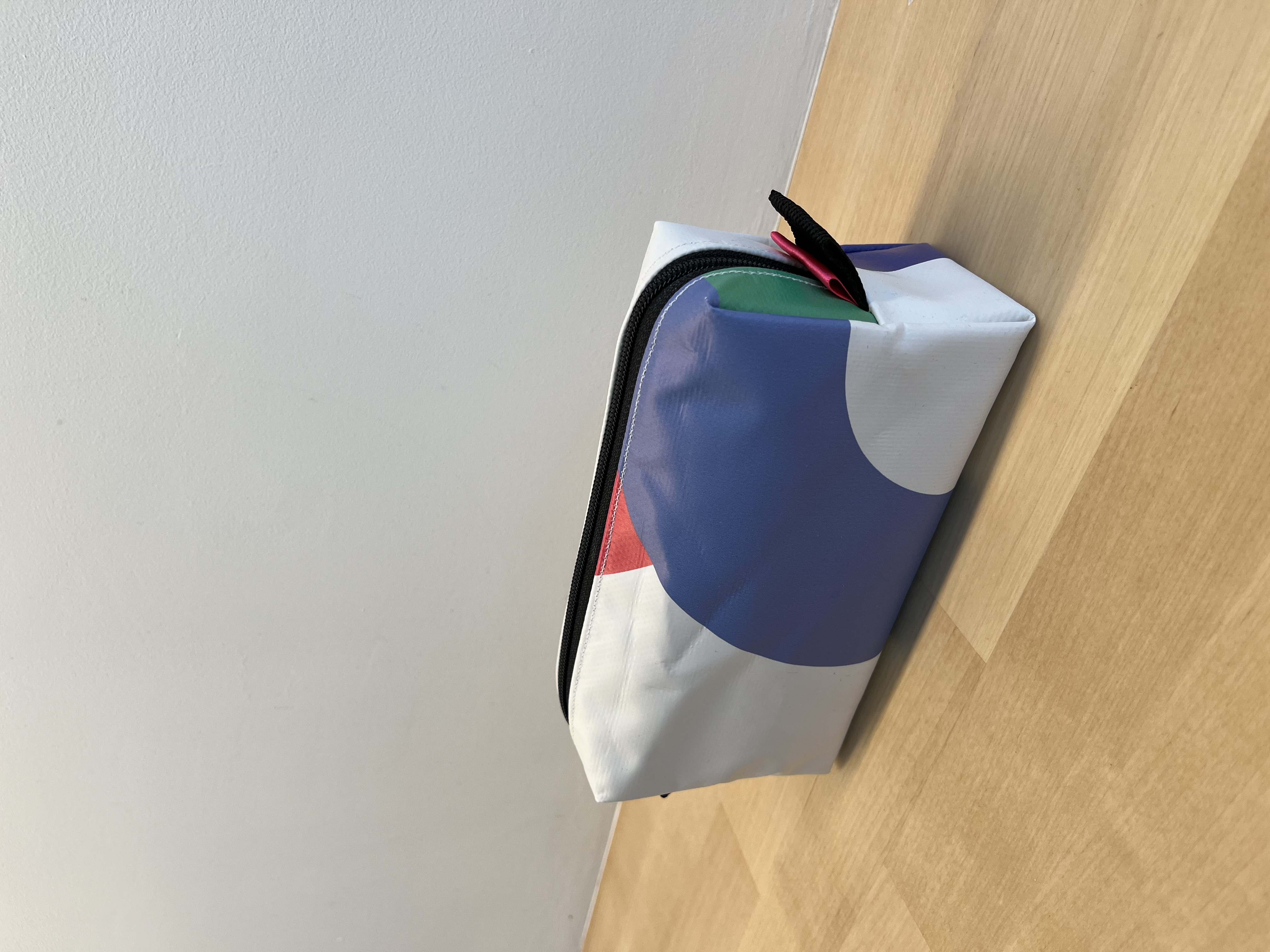 Etui - toilettasje | met lichtblauwe voering