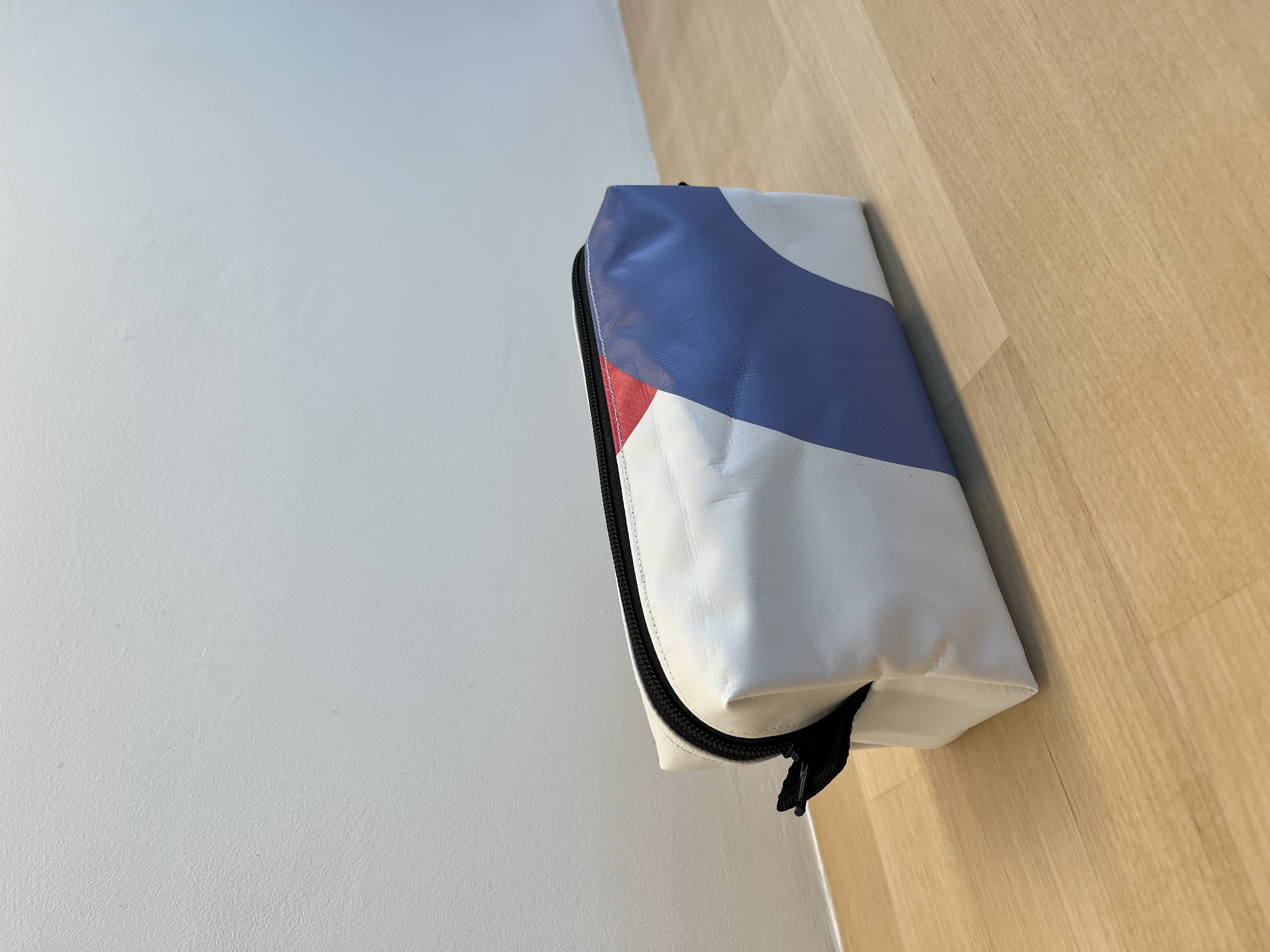 Etui - toilettasje | met lichtblauwe voering