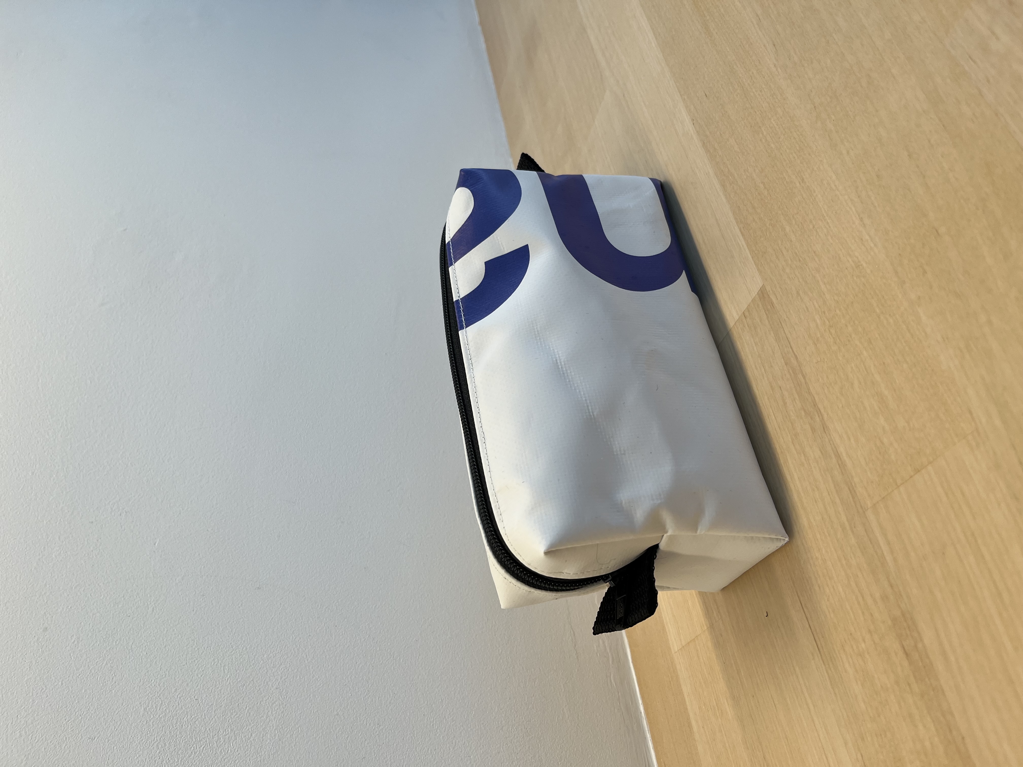 Etui - toilettasje | met lichtblauwe voering