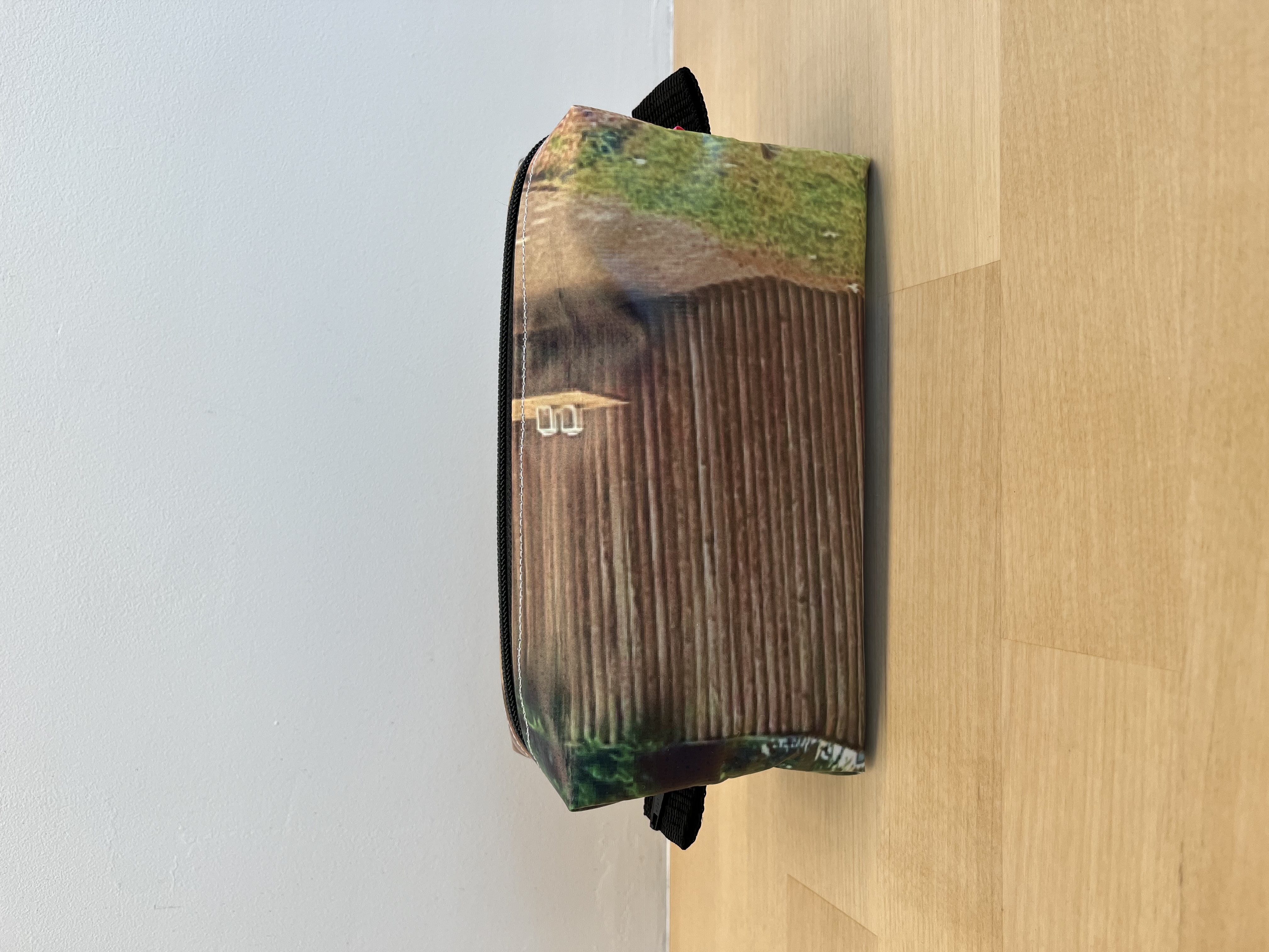 Etui - toilettasje | met lichtblauwe voering