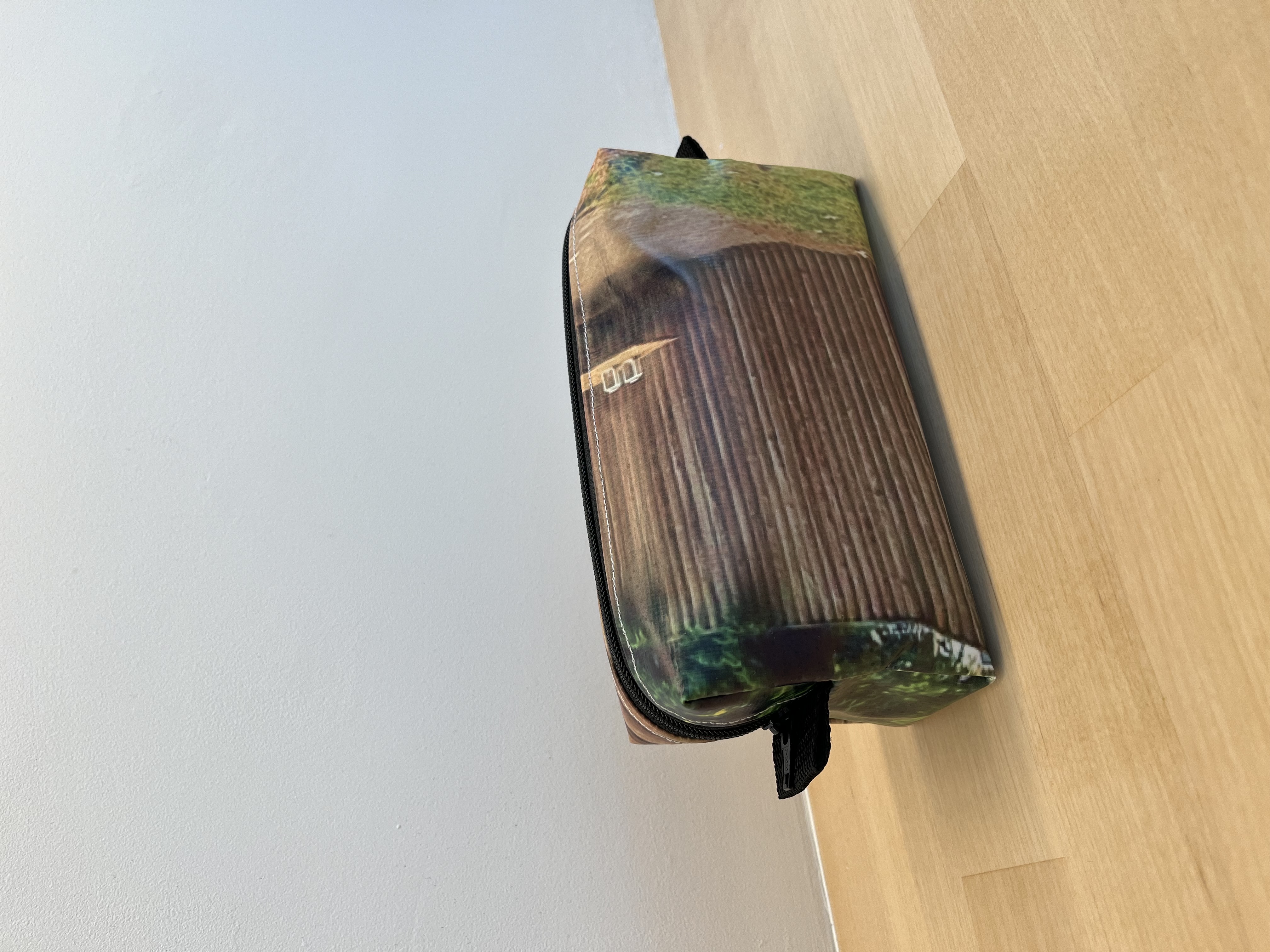 Etui - toilettasje | met lichtblauwe voering