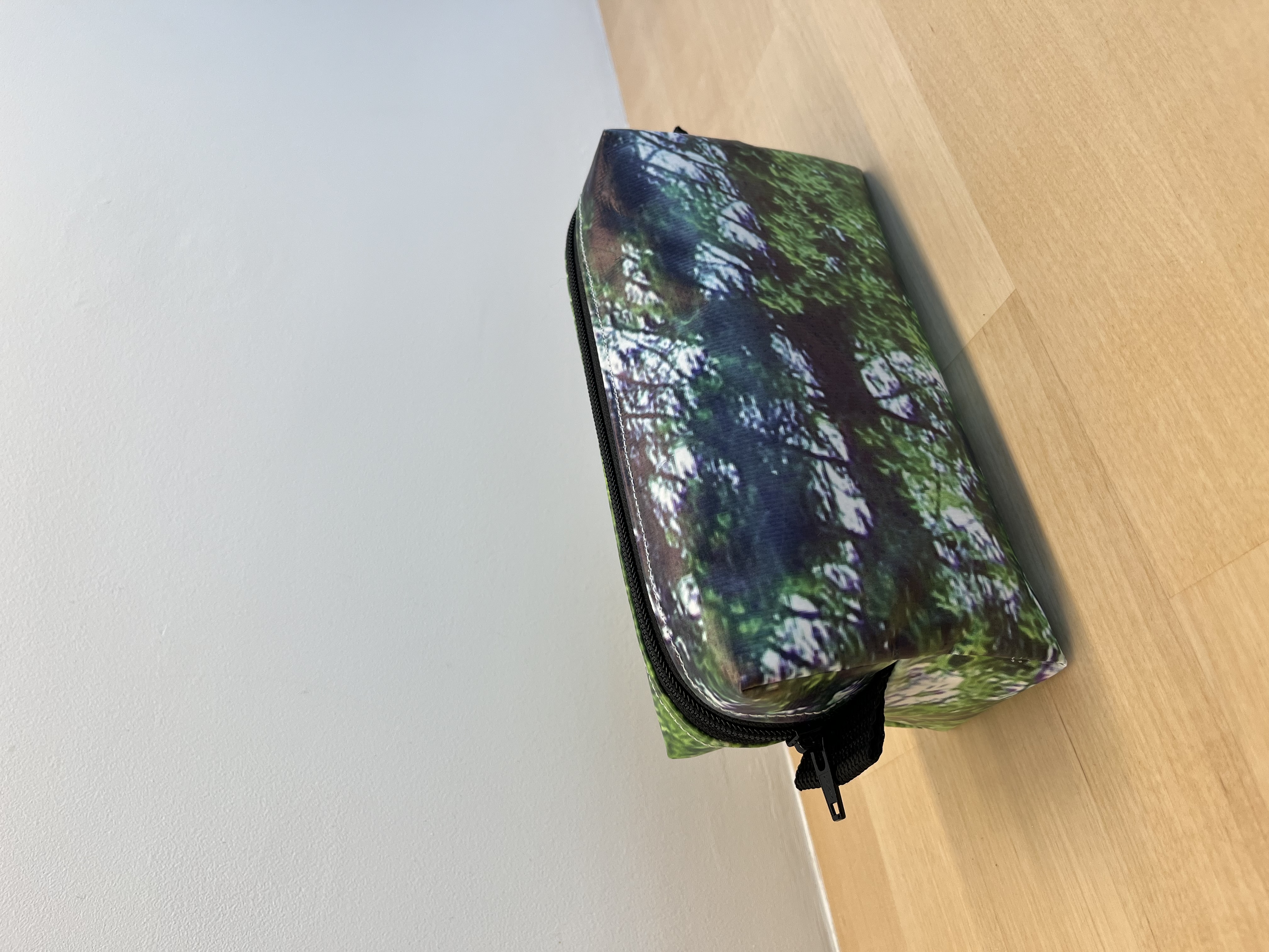 Etui - toilettasje | met lichtblauwe voering