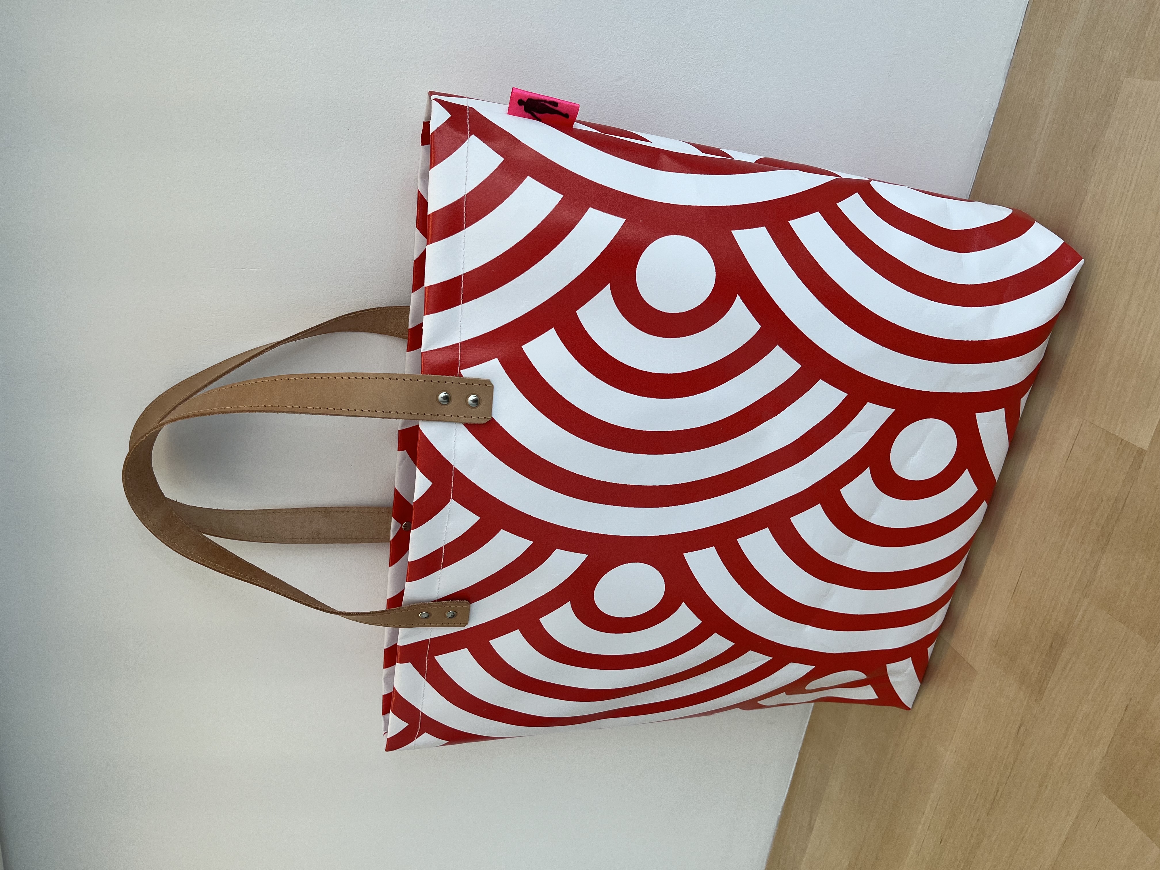 Shopper | Rood witte cirkels