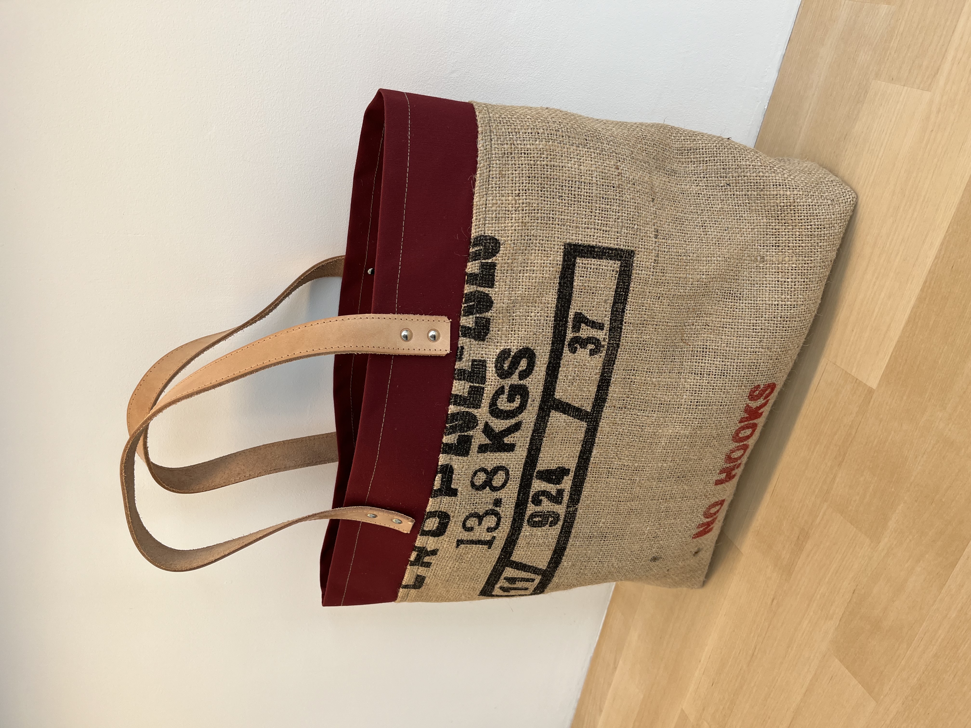 Shopper luxe | bordeauxrood