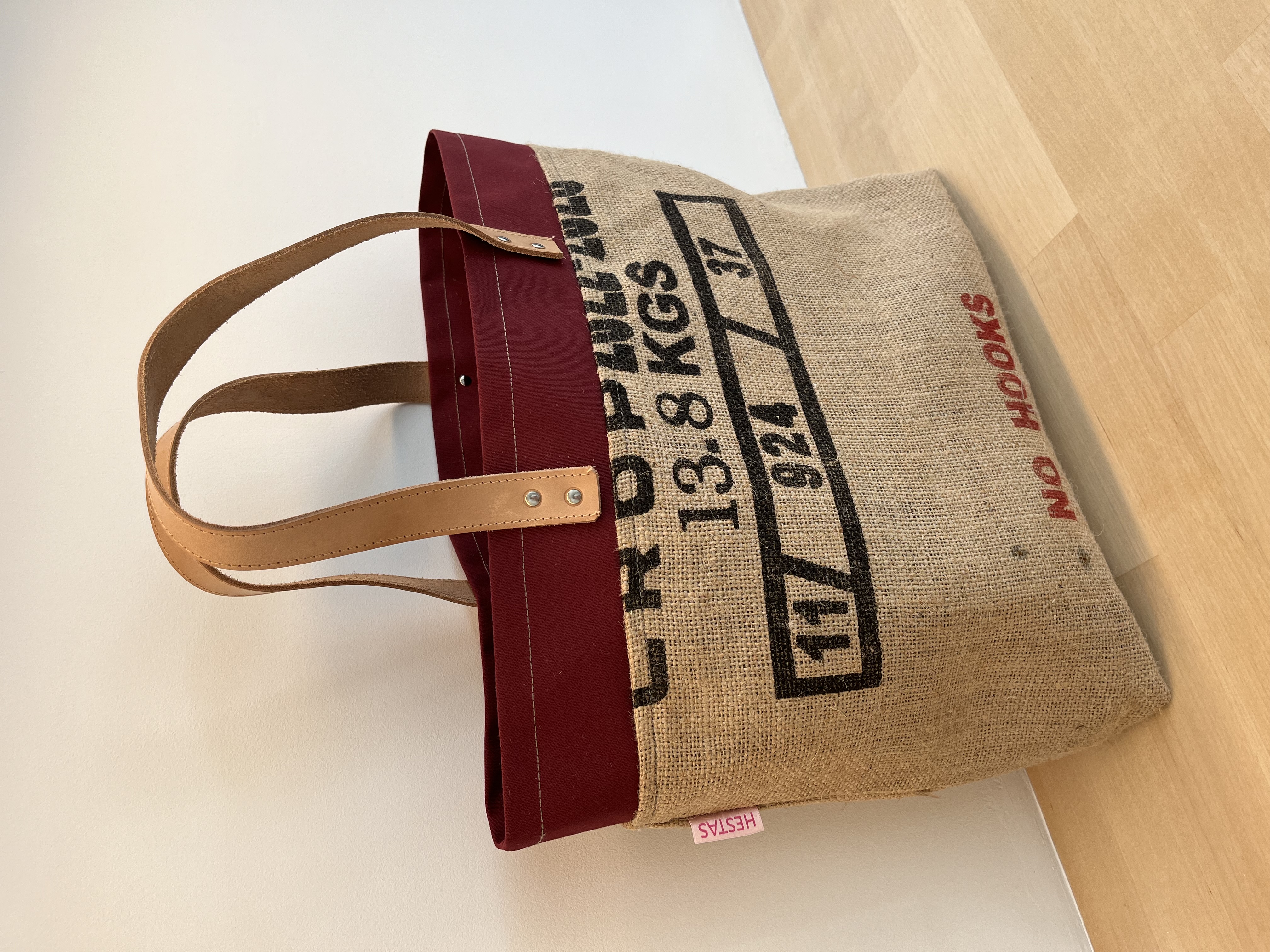 Shopper luxe | bordeauxrood