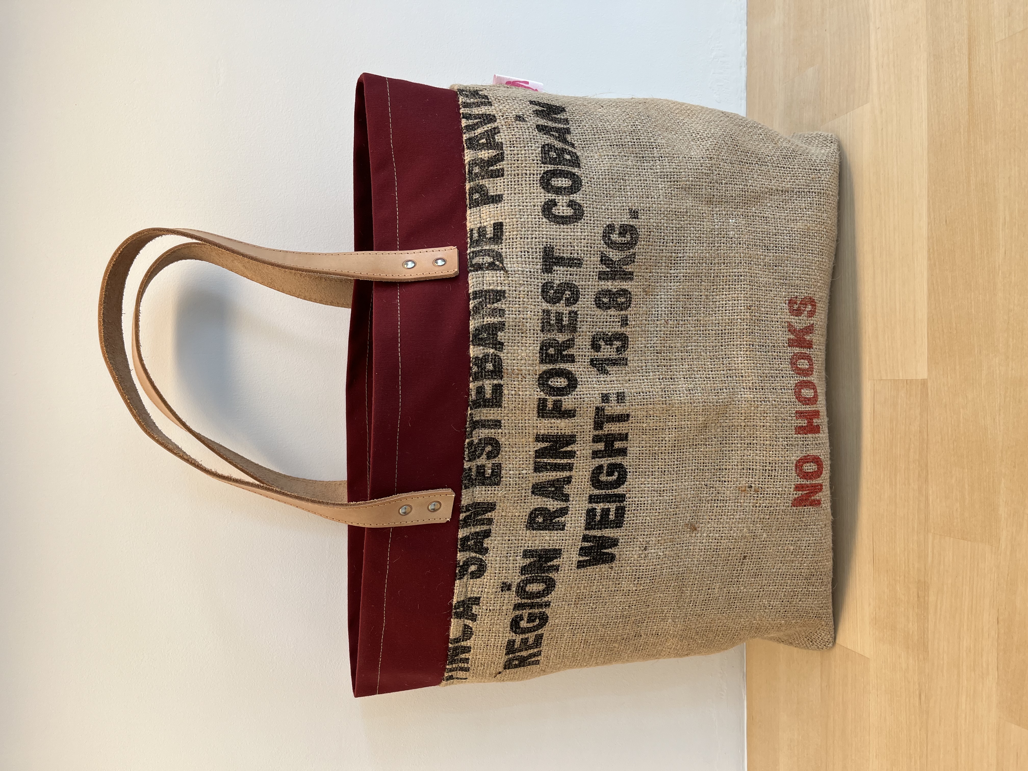 Shopper luxe | bordeauxrood