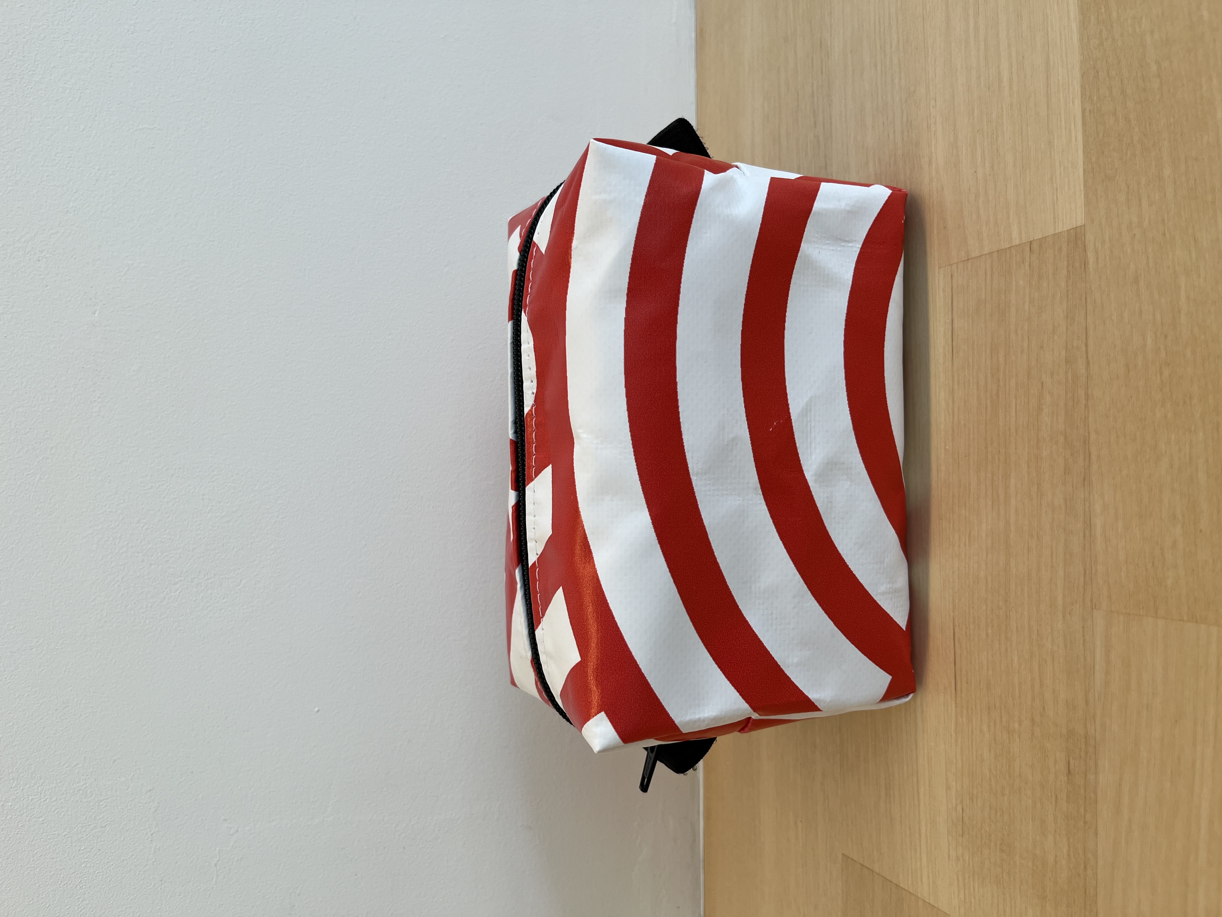 Toilettas | Rood witte cirkels
