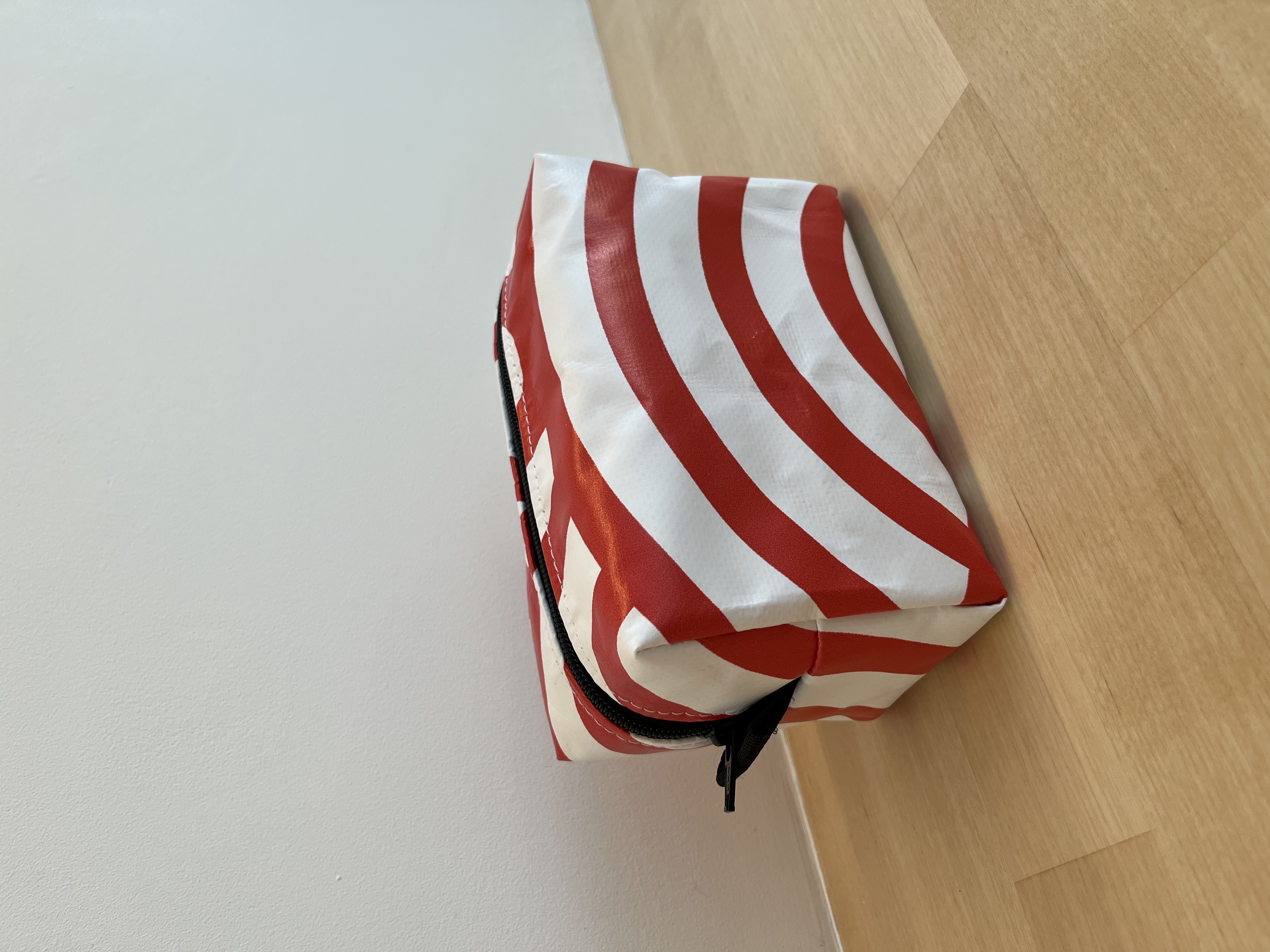 Toilettas | Rood witte cirkels