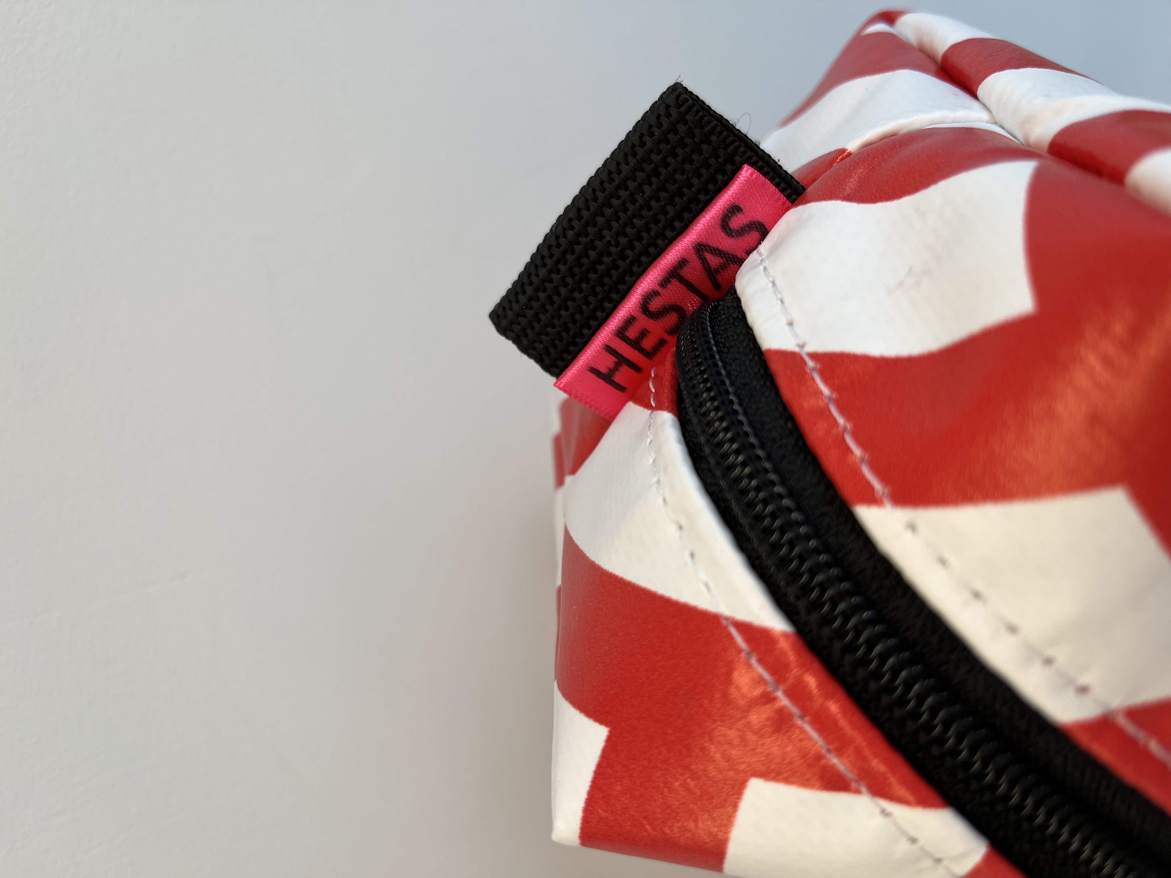 Toilettas | Rood witte cirkels