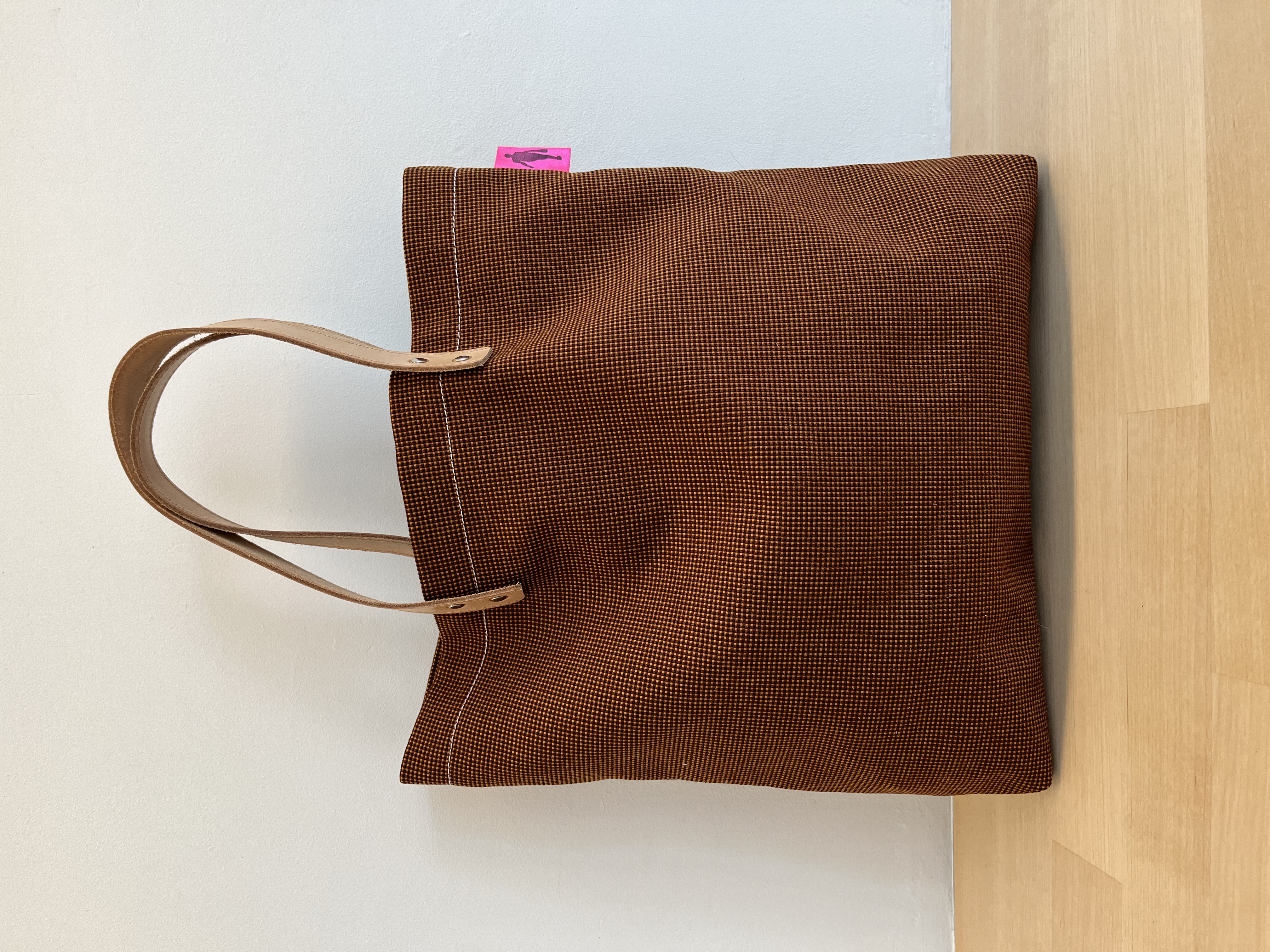 Shopper medium | Retro bruin