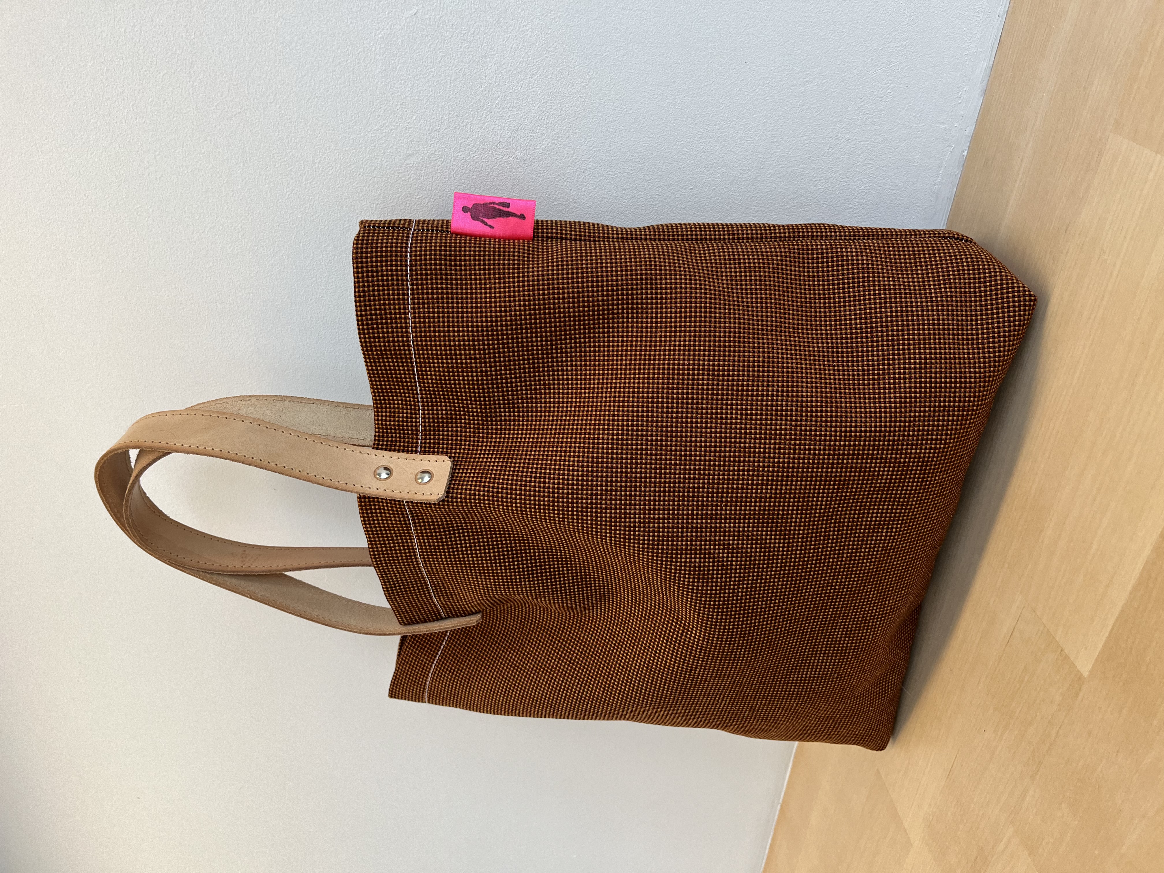 Shopper medium | Retro bruin