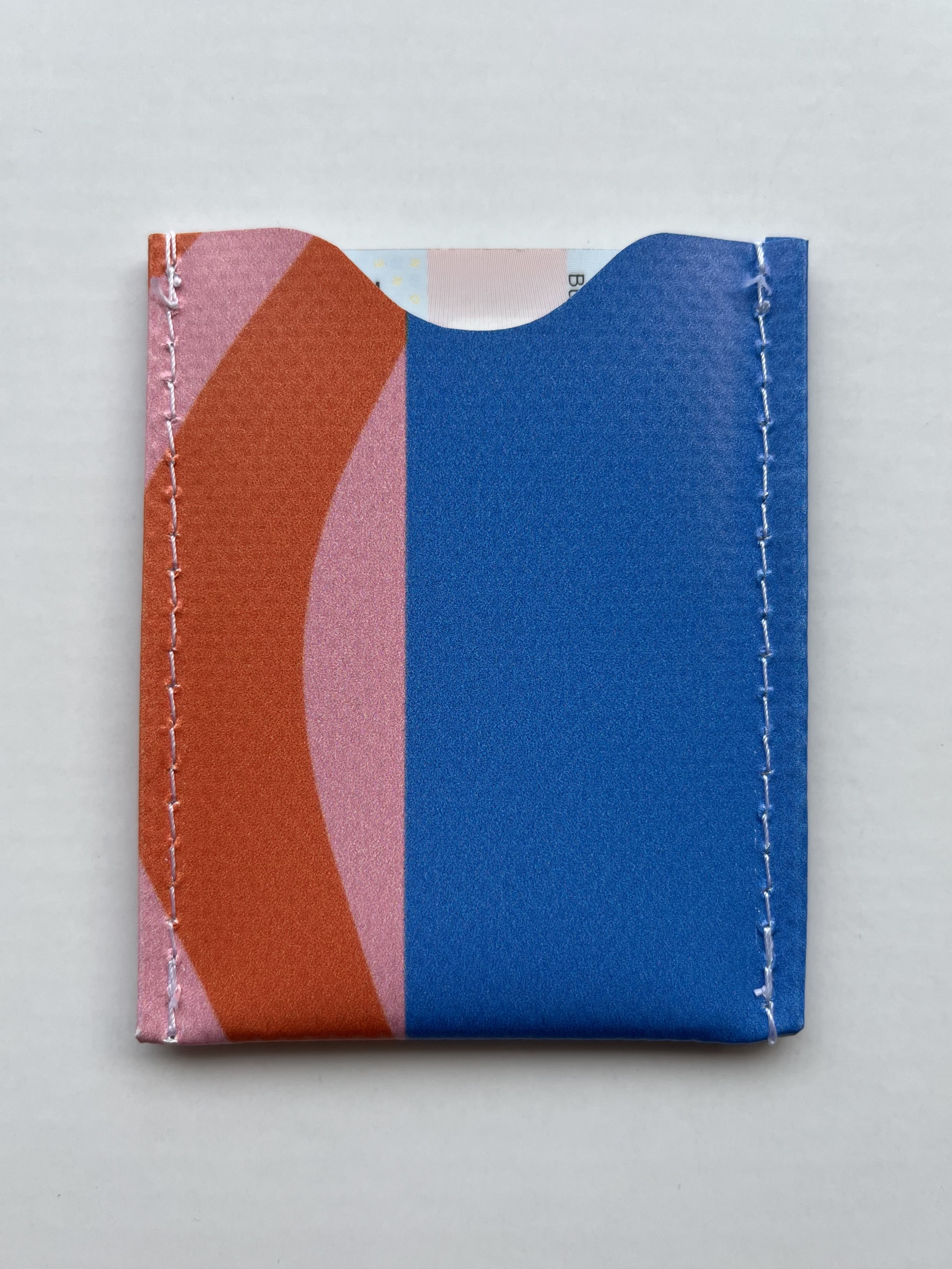 Pasjeshouder | blauw en red to the right