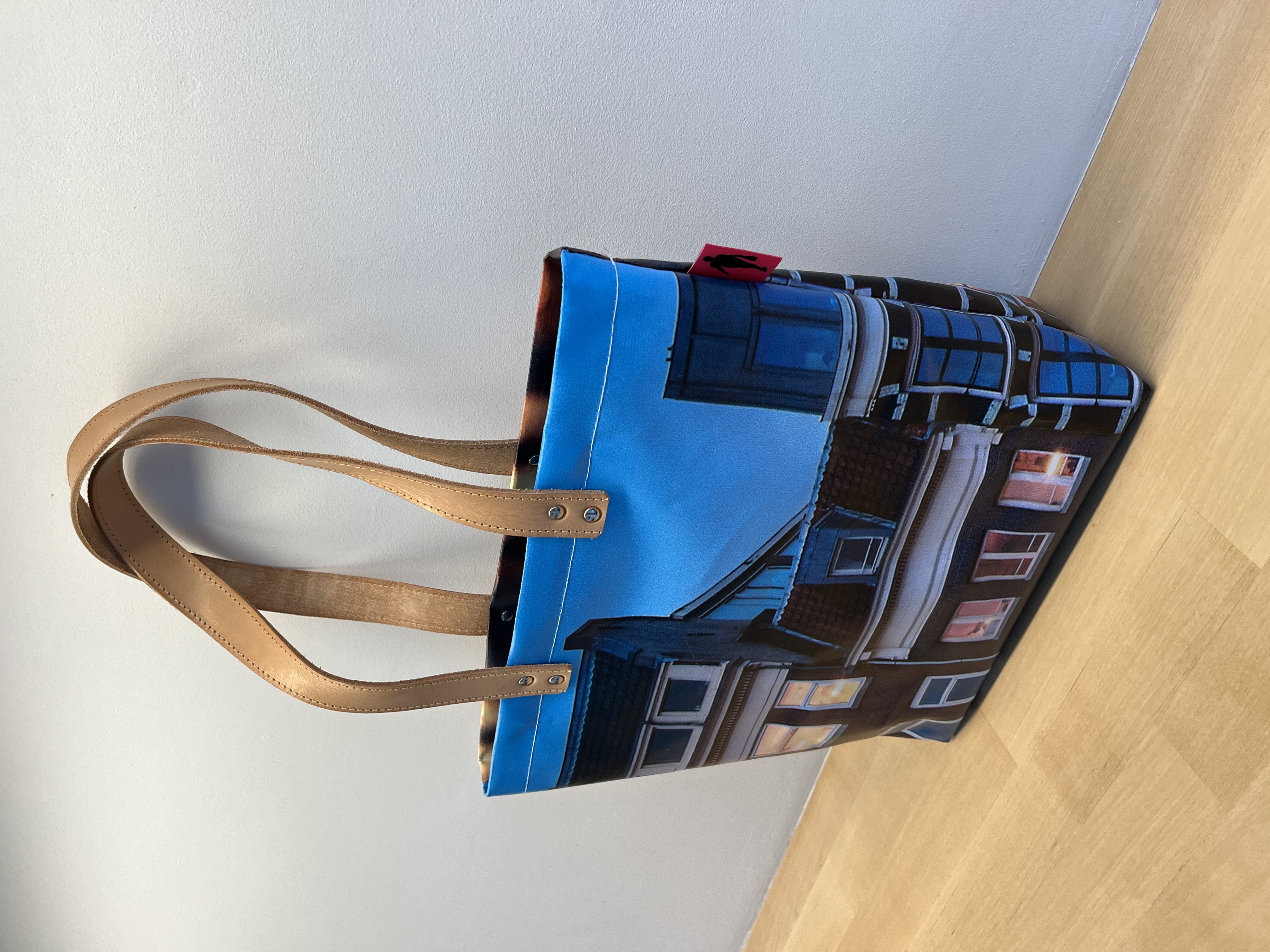 Shopper medium met binnenvak | Amsterdam naast Warmoesstraat 16
