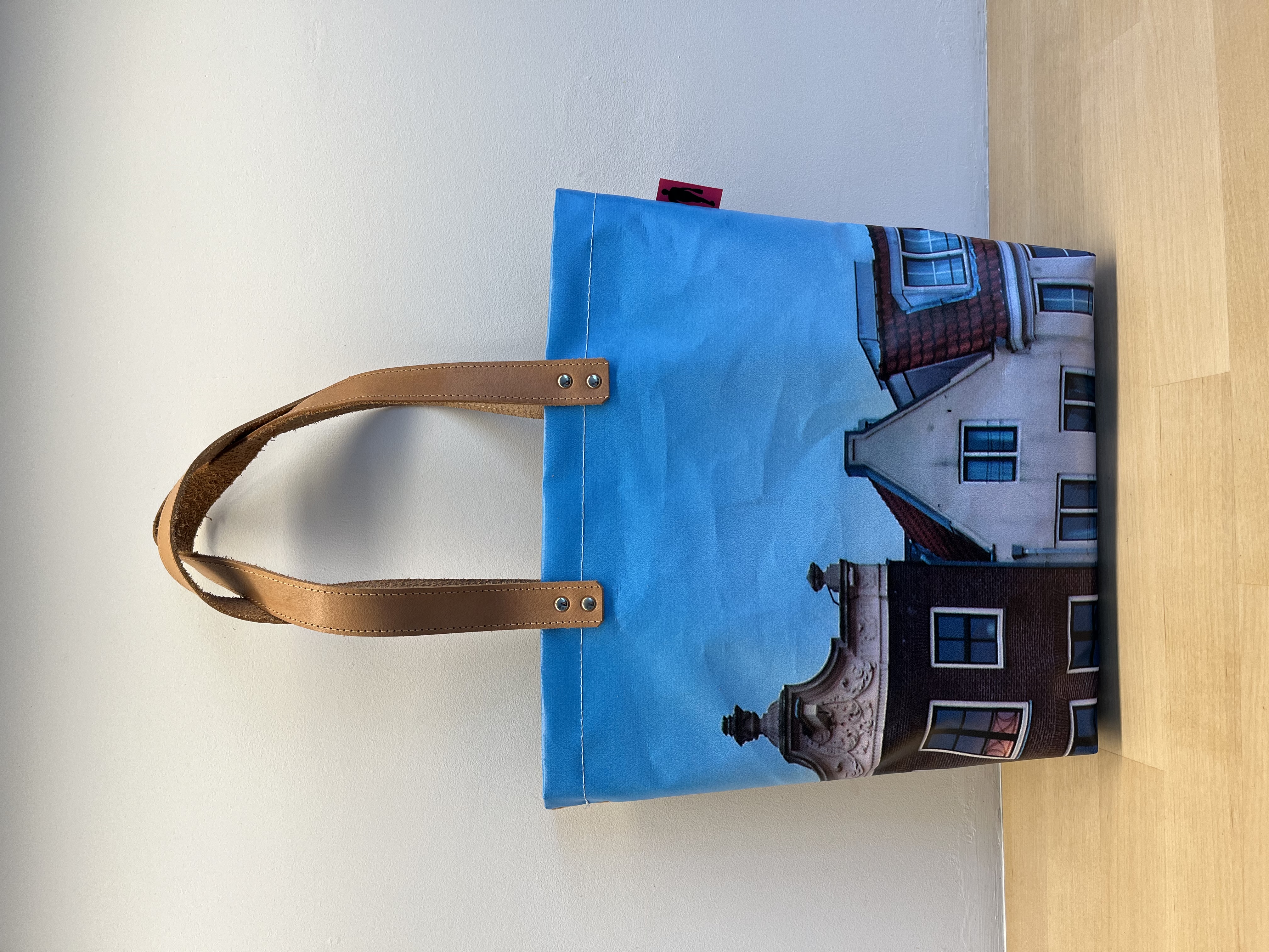Shopper medium met binnenvak | Amsterdam vlakbij Warmoesstraat 16