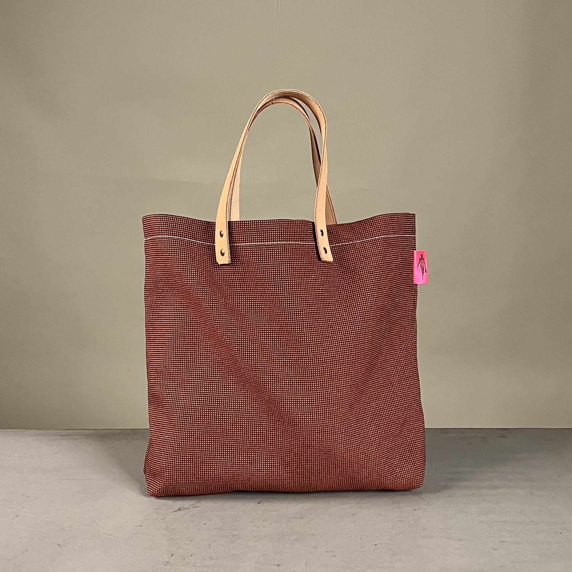 Shopper medium | Retro bruin