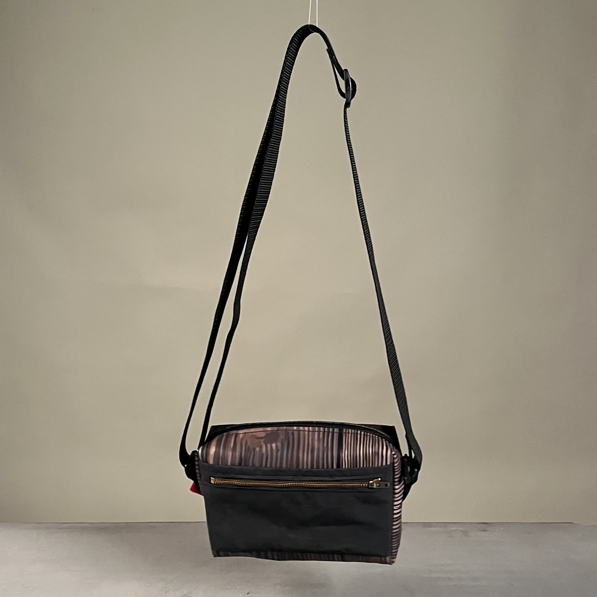 Schoudertas | Hout met extra vakje