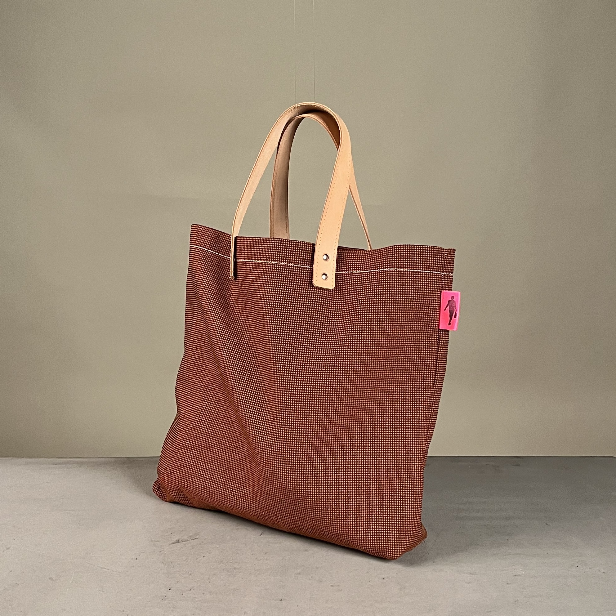 Shopper medium | Retro bruin