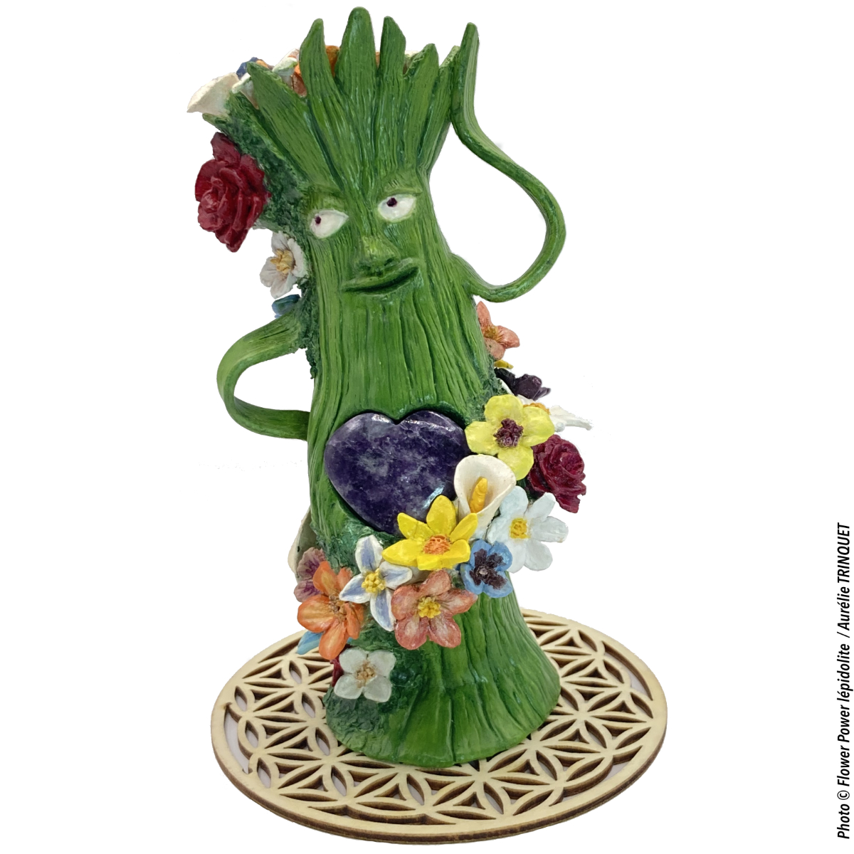 Flower Power à la Lépidolite