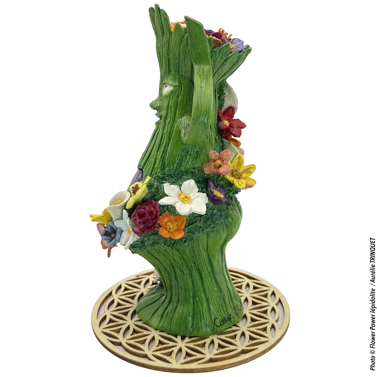 Flower Power à la Lépidolite