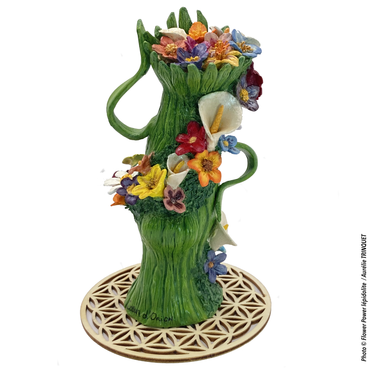 Flower Power à la Lépidolite