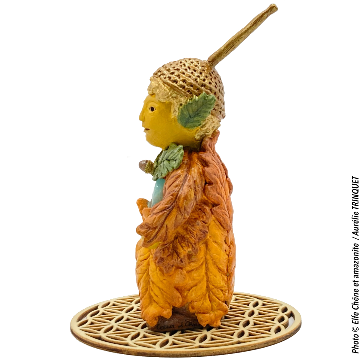 Elfe Chêne à l'Amazonite