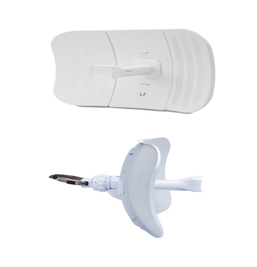 LiteBeam airMAX M5 CPE hasta 100 Mbps, 5 GHz (5150 - 5875 MHz) con antena integrada de 23 dBi