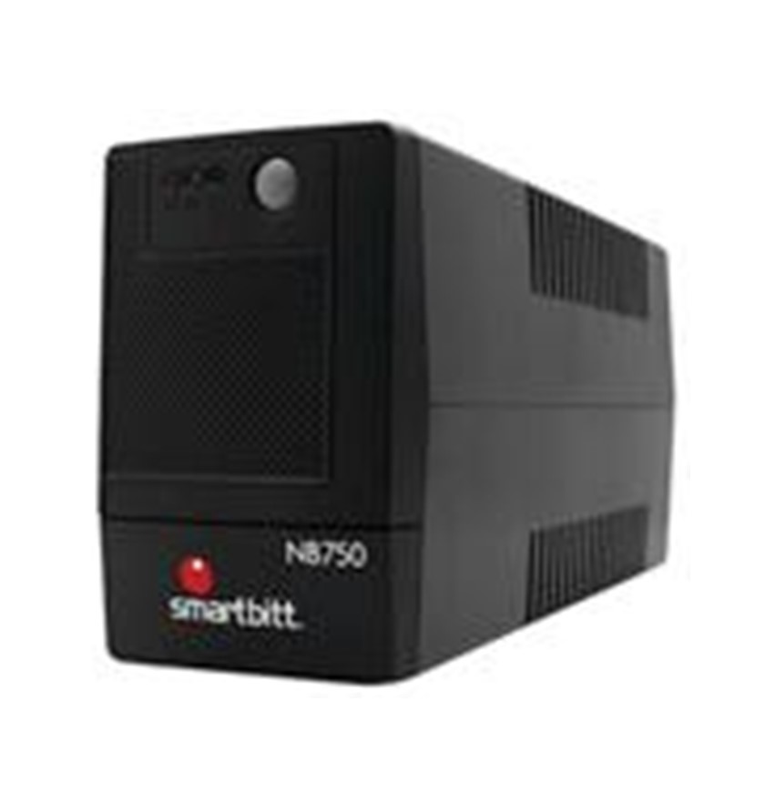 No-Break SMARTBITT SMARTBITT 750 (NB-750), 750 VA, 375 W, Negro, Hogar y Oficina