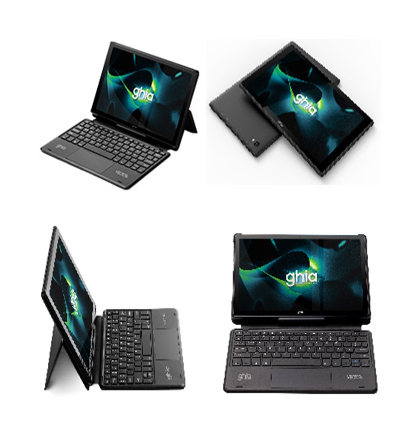 TABLET GHIA VECTOR PLUS C/TECLADO /A523 OCTACORE/4GB RAM/64GB /2CAM/WIFI/BLUETOOTH/5000MAH/ANDROID 13 NEGRA