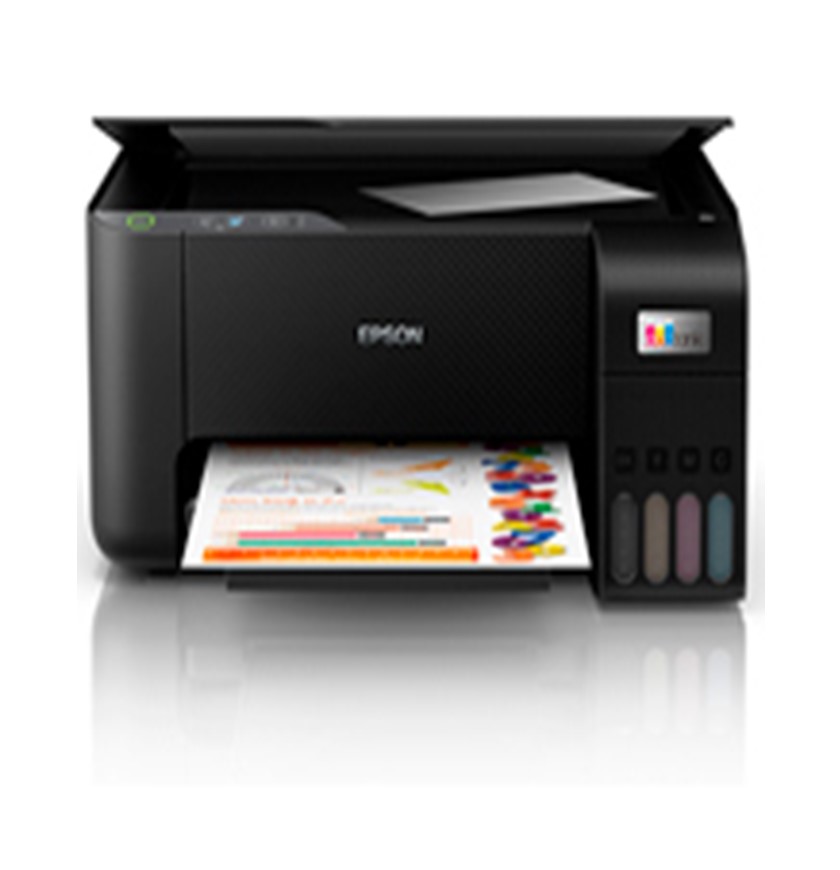 MULTIFUNCIONAL EPSON L3210, PPM 33 NEGRO/15 COLOR, TINTA CONTINUA, ECOTANK, USB