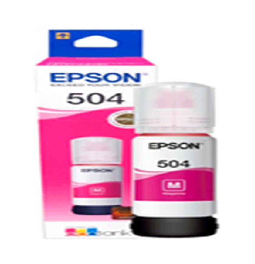 CARTUCHO EPSON MODELO T504 MAGENTA, PARA L4150, L4160, L6161, L6171, L6191