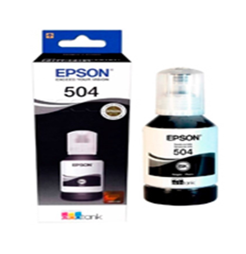 CARTUCHO EPSON MODELO T504 NEGRO, PARA L4150, L4160, L6161, L6171, L6191