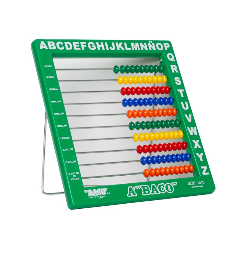 Ábaco de Plástico Grande (1010) Bolsa Baco