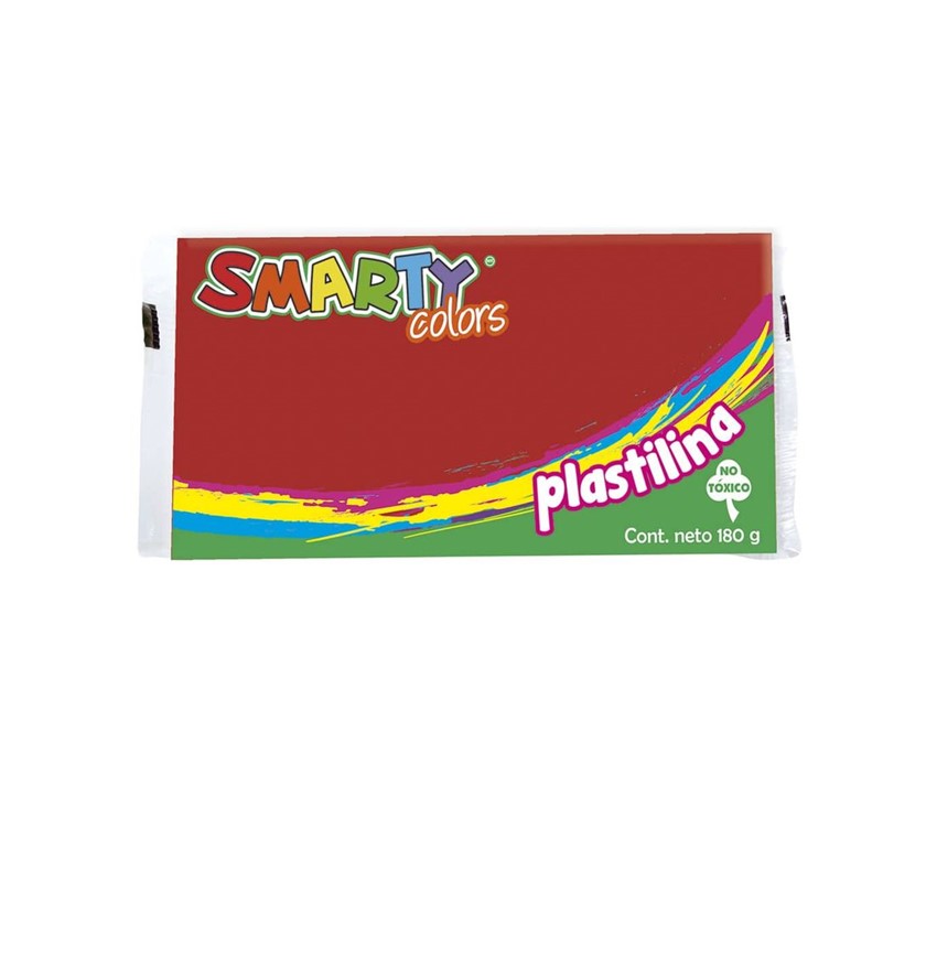 Plastilina Marqueta 180 g Rojo Smarty