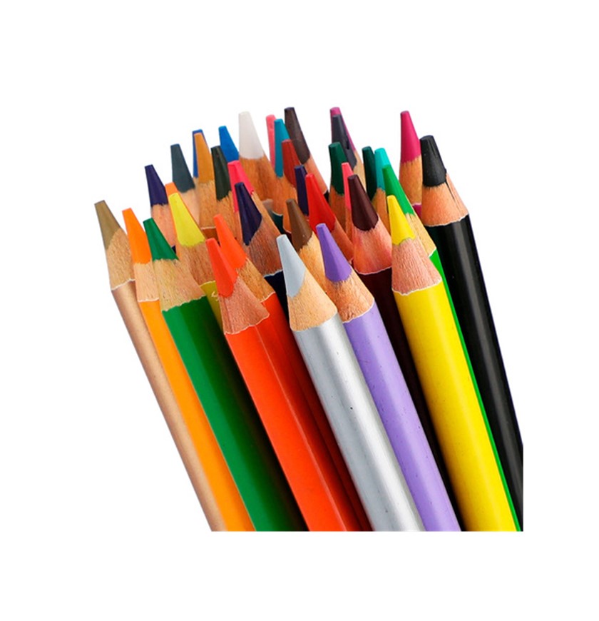 Lápices de Colores Caja con 12 Piezas Largos Redondos Berol