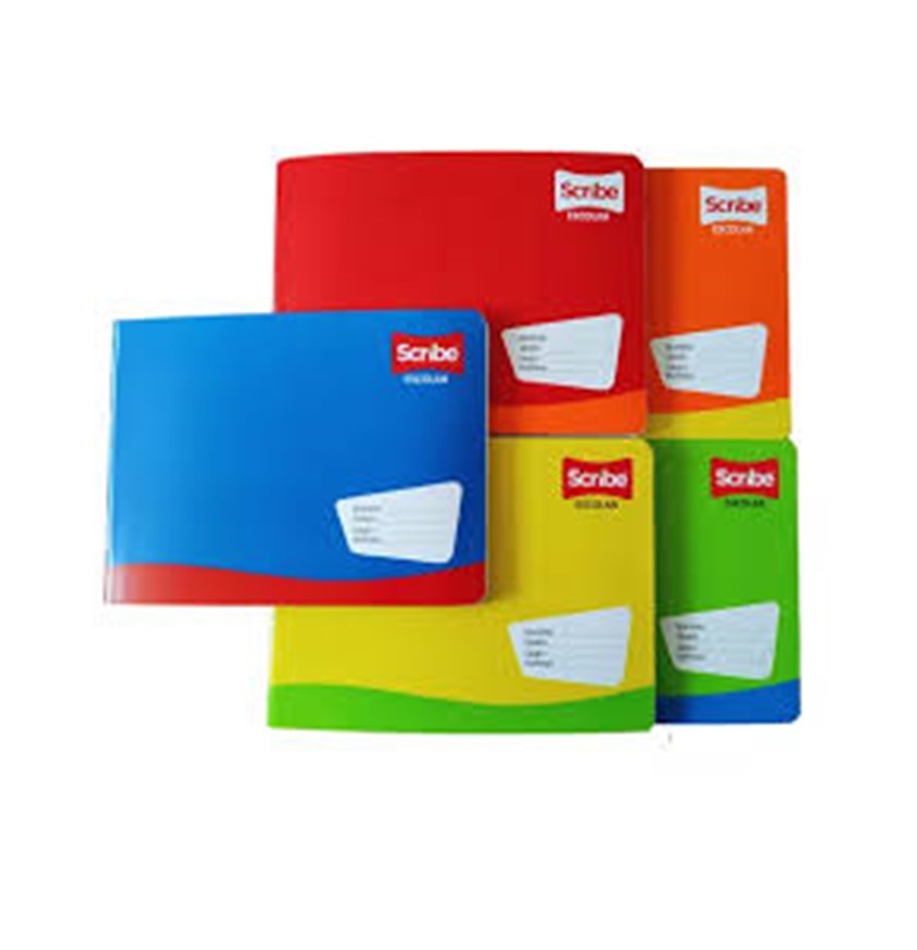  Cuaderno Grapa de 100 Hojas Italiano de Cuadro Chico Scribe
