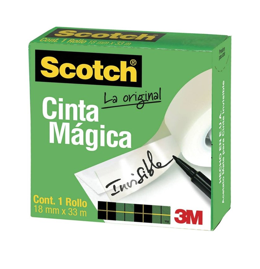  02510001_1  Cinta Adhesiva Mágica 810 de .18 x 33 m Scotch