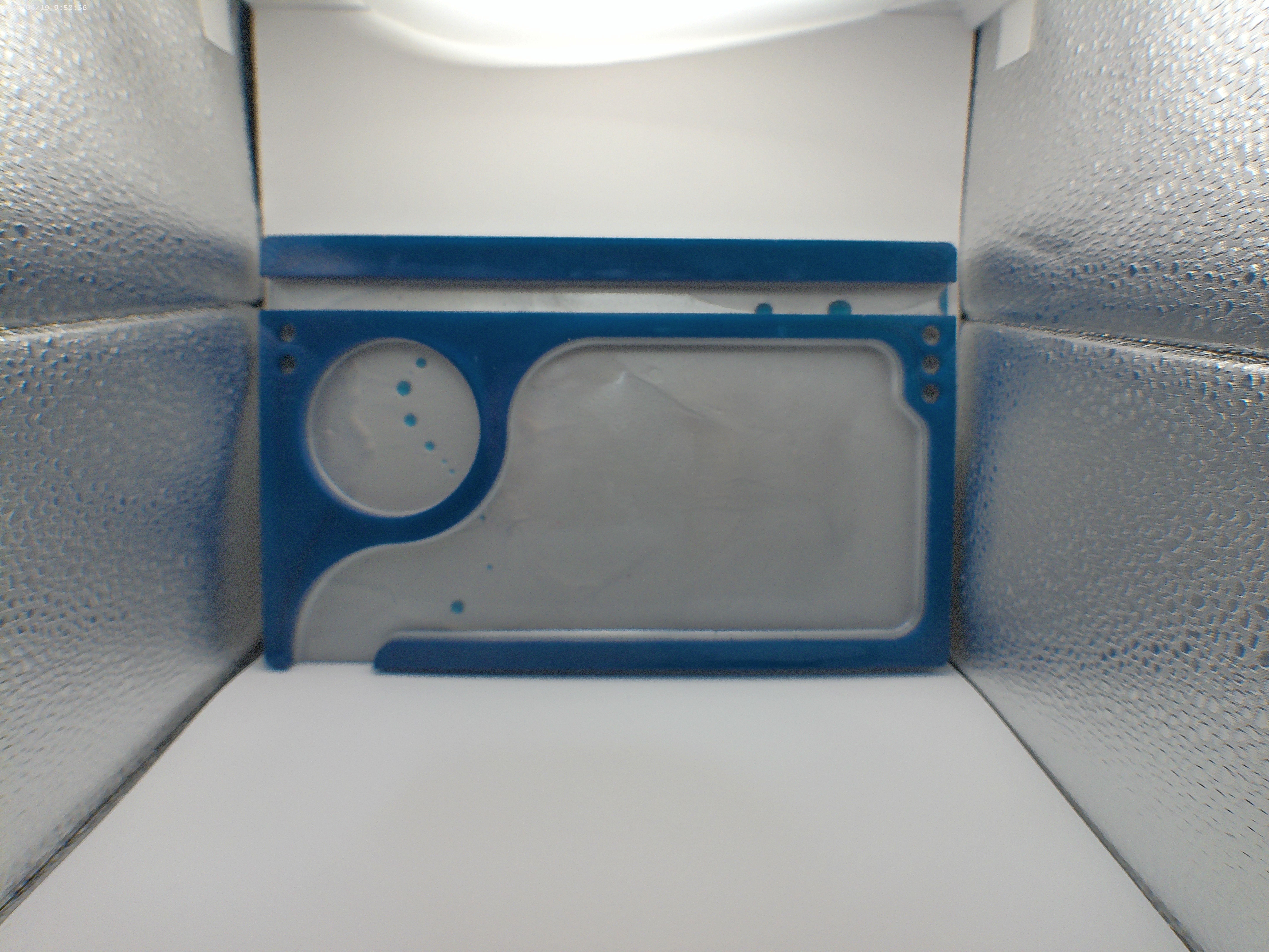 Cowboys Inspired Blue and Silver Rolling Tray with Cell Phone Holder