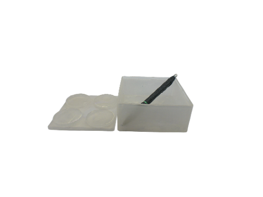 Alabaster White Stackable Brick Box