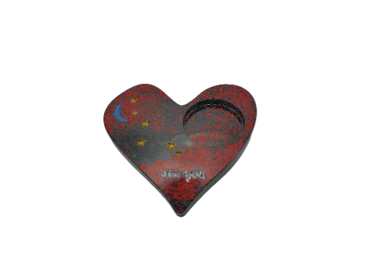 Heart-Shaped Decorative Candle Holder