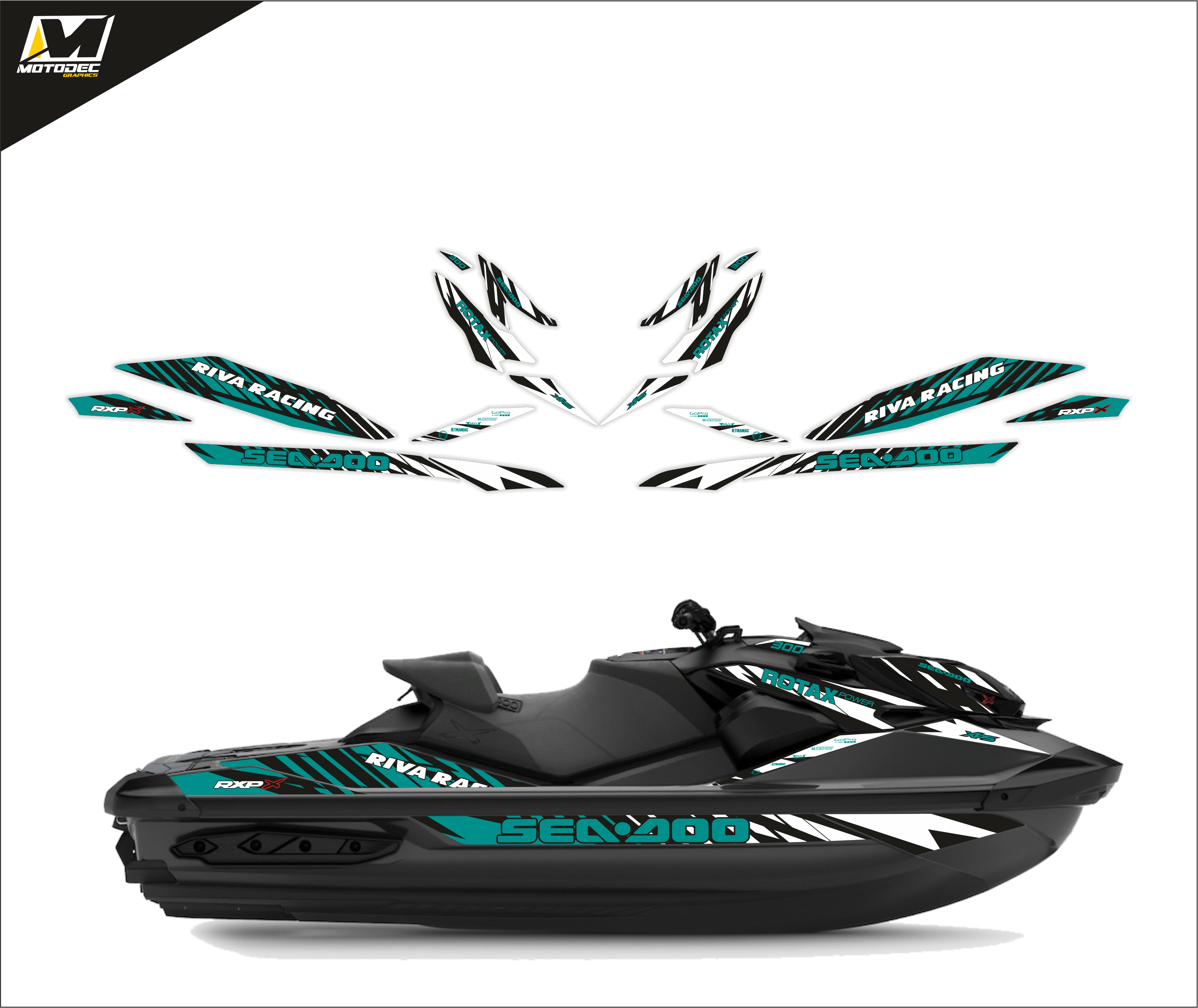 SEADOO RXP RXP-X 300 2022 2023 triple black