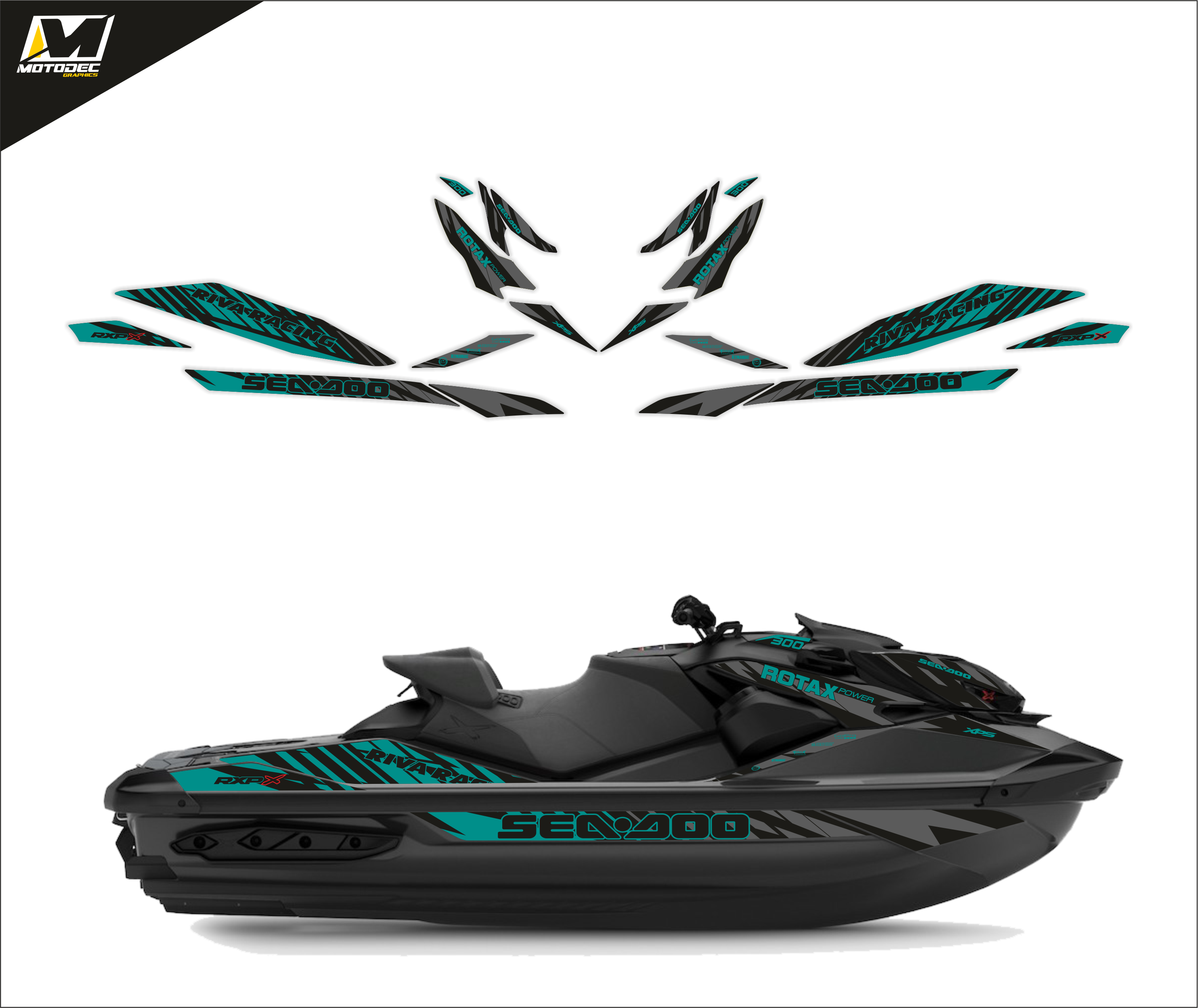 SEADOO RXP RXP-X 300 2022 2023 triple black