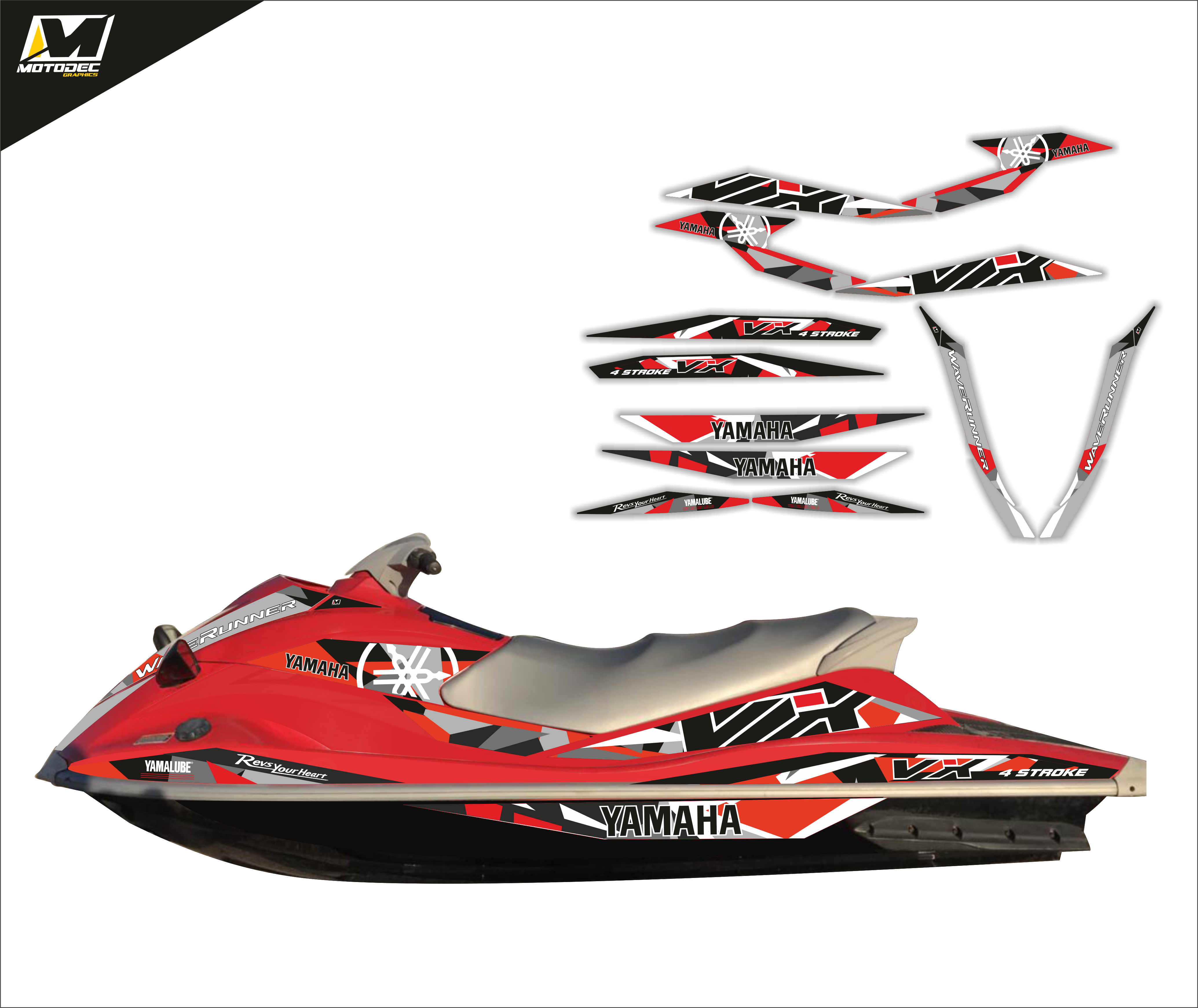 YAMAHA VX waverunner 110 1100 sport deluxe cruiser 2005 2009