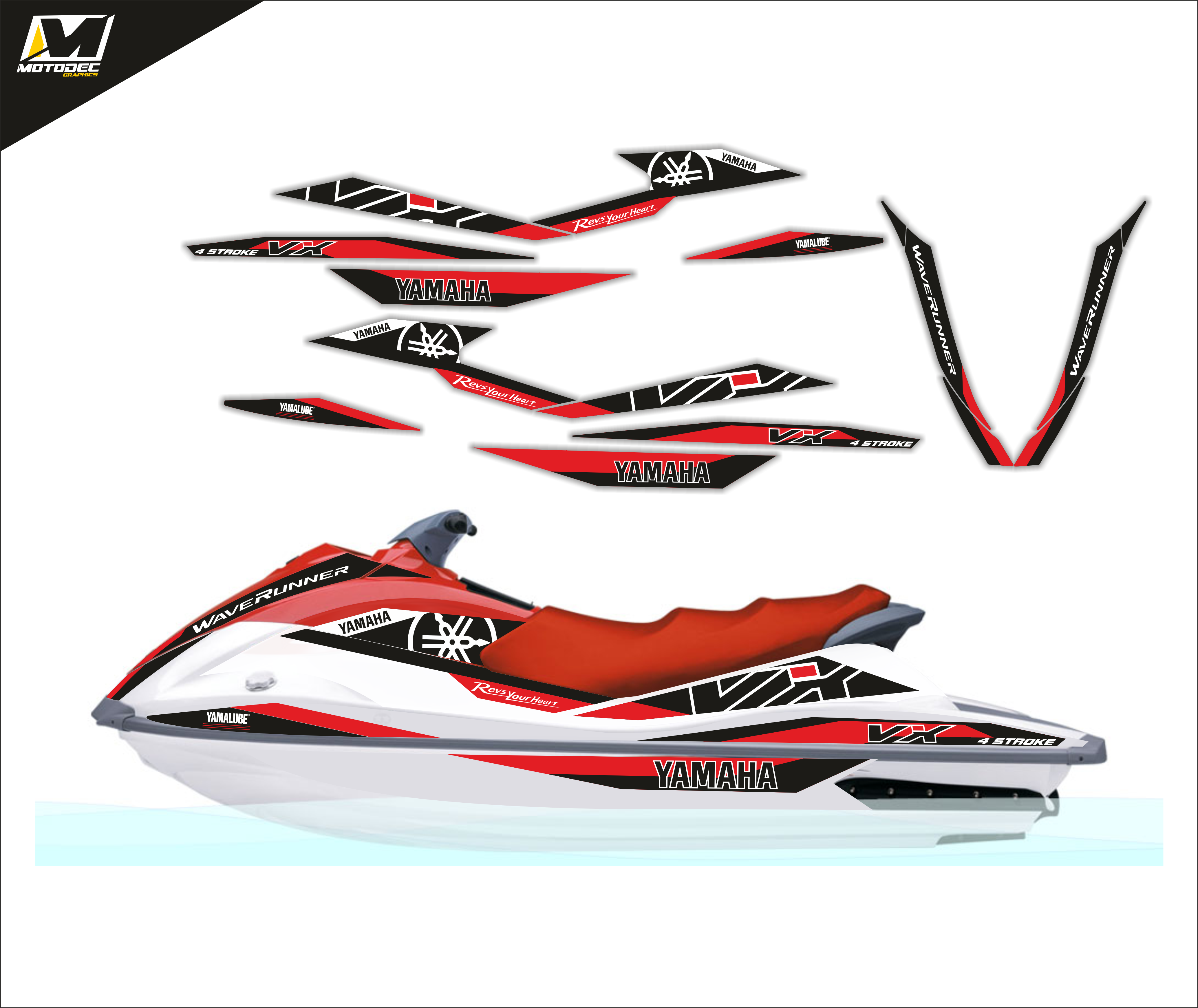 YAMAHA VX waverunner 110 1100 sport deluxe cruiser 2005 2009