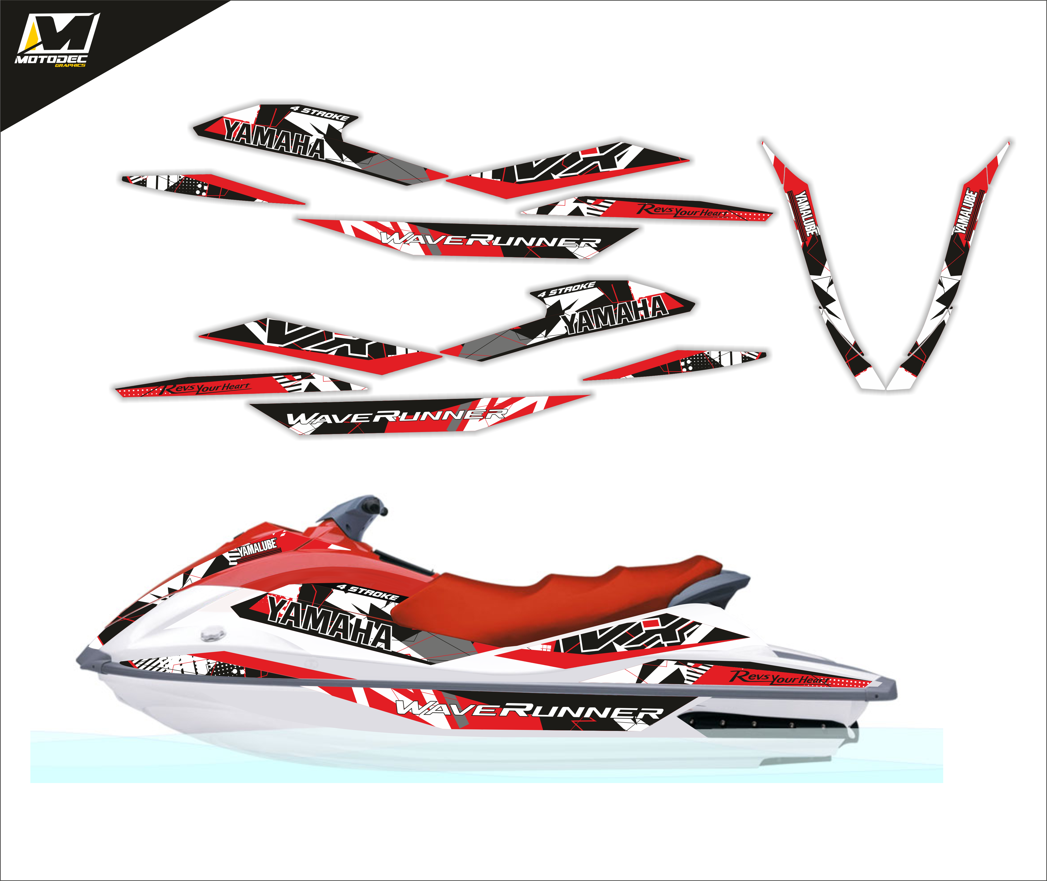 YAMAHA VX waverunner 110 1100 sport deluxe cruiser 2005 2009