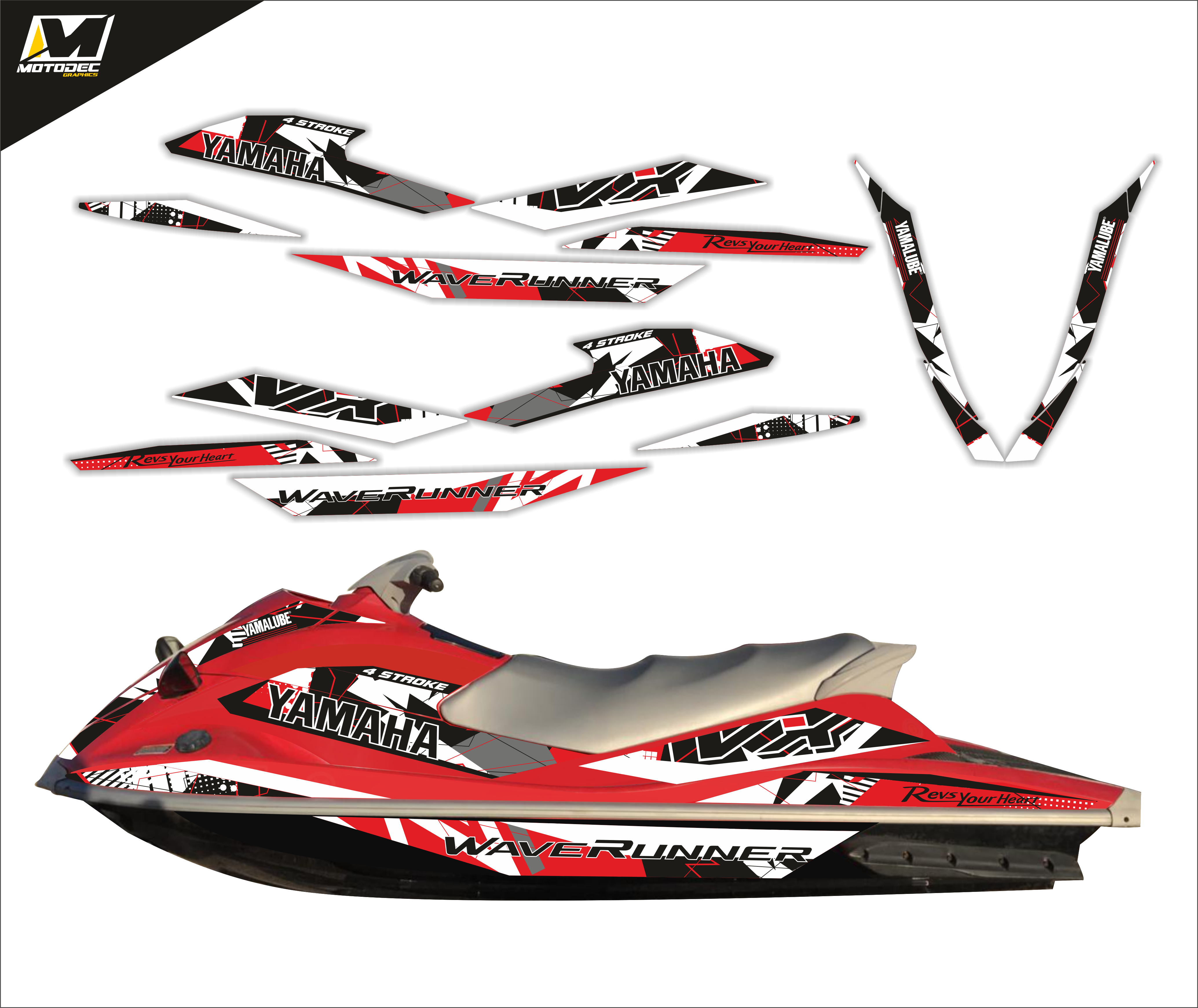 YAMAHA VX waverunner 110 1100 sport deluxe cruiser 2005 2009